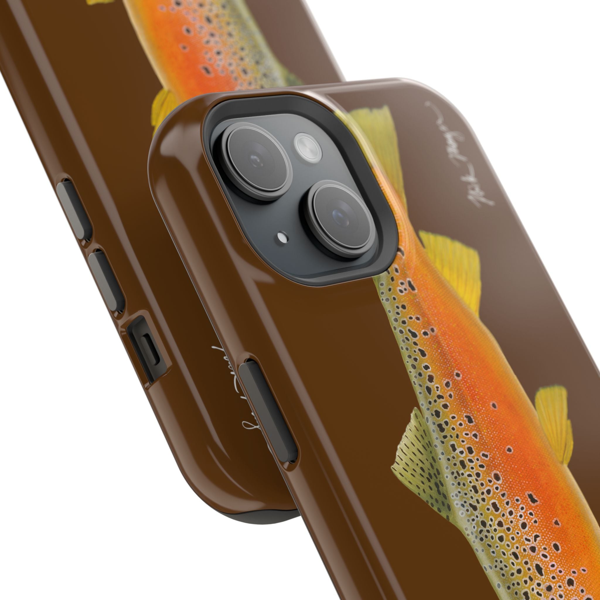 Brown Trout 2 Brown MagSafe iPhone Case, Limited Run