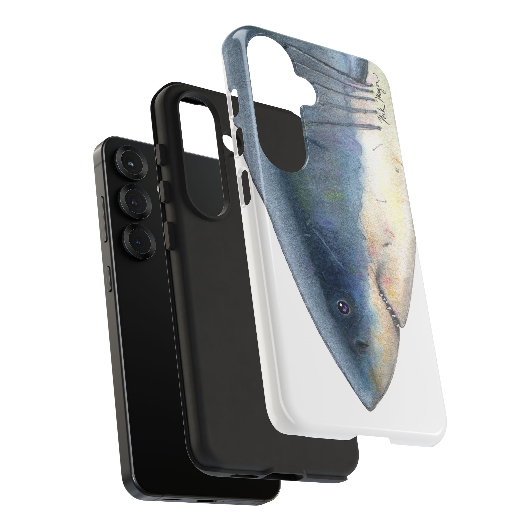Great White Shark Face Phone Case (Samsung) Printify