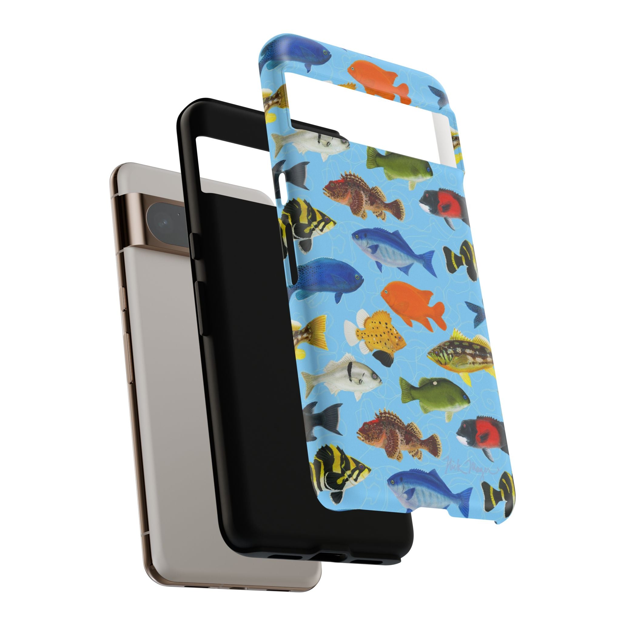 NEW California Fish Blue Phone Case (Samsung)