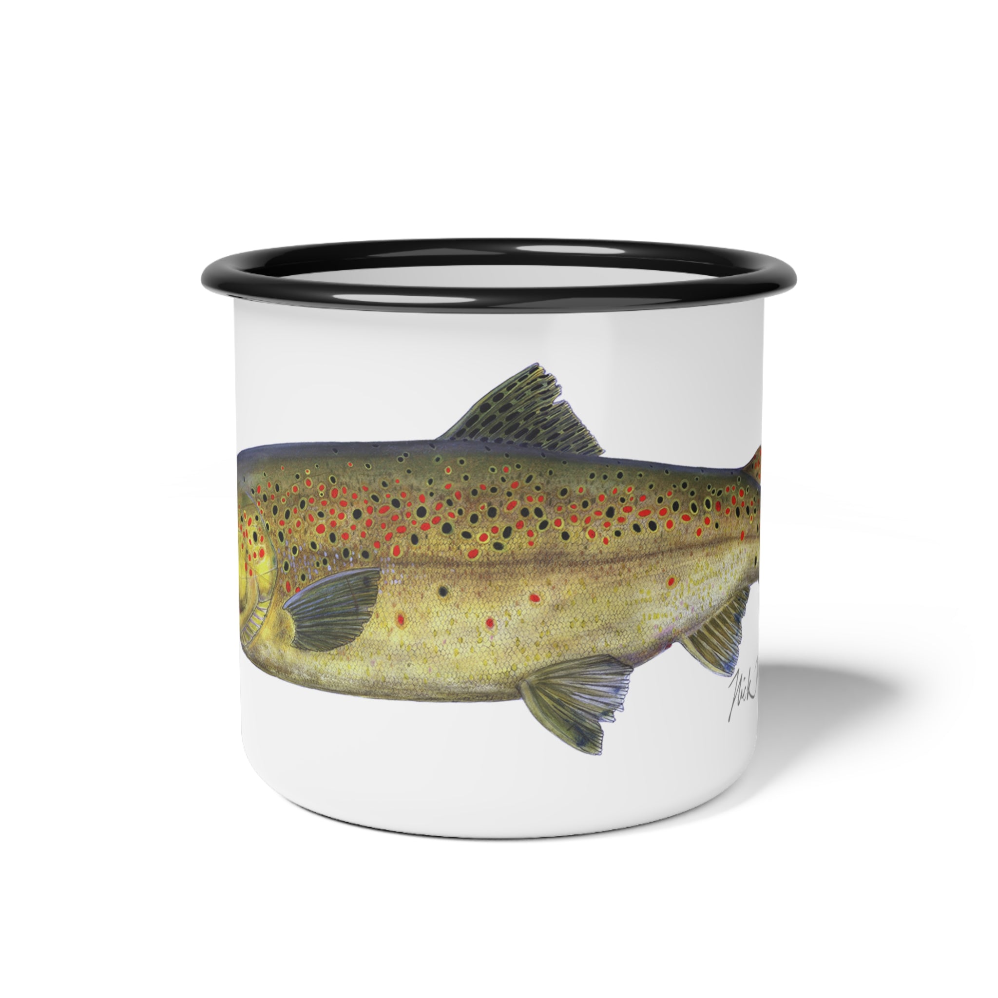 Brown Trout Mini Camp Mug