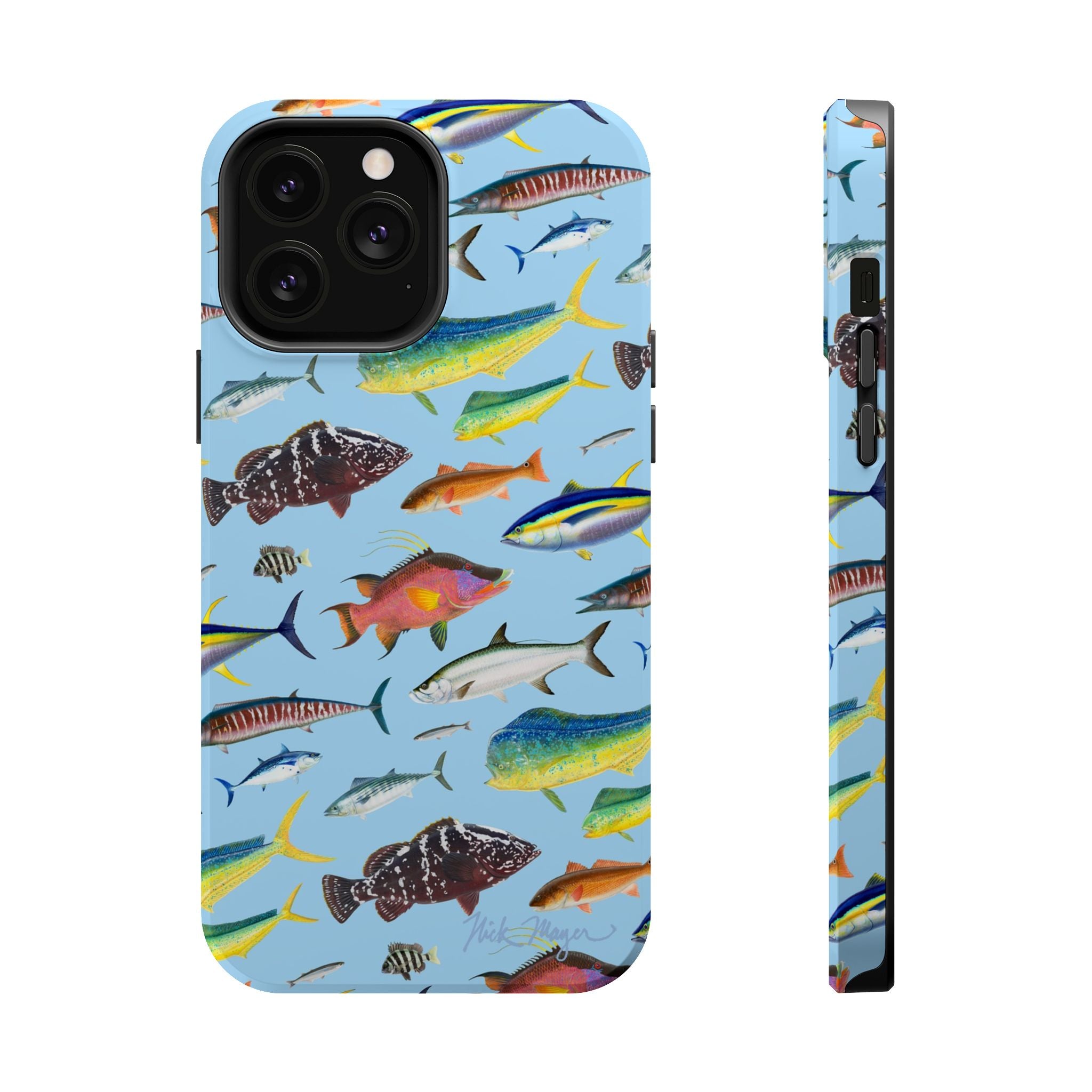 Southern Offshore Fish Blue MagSafe iPhone Case