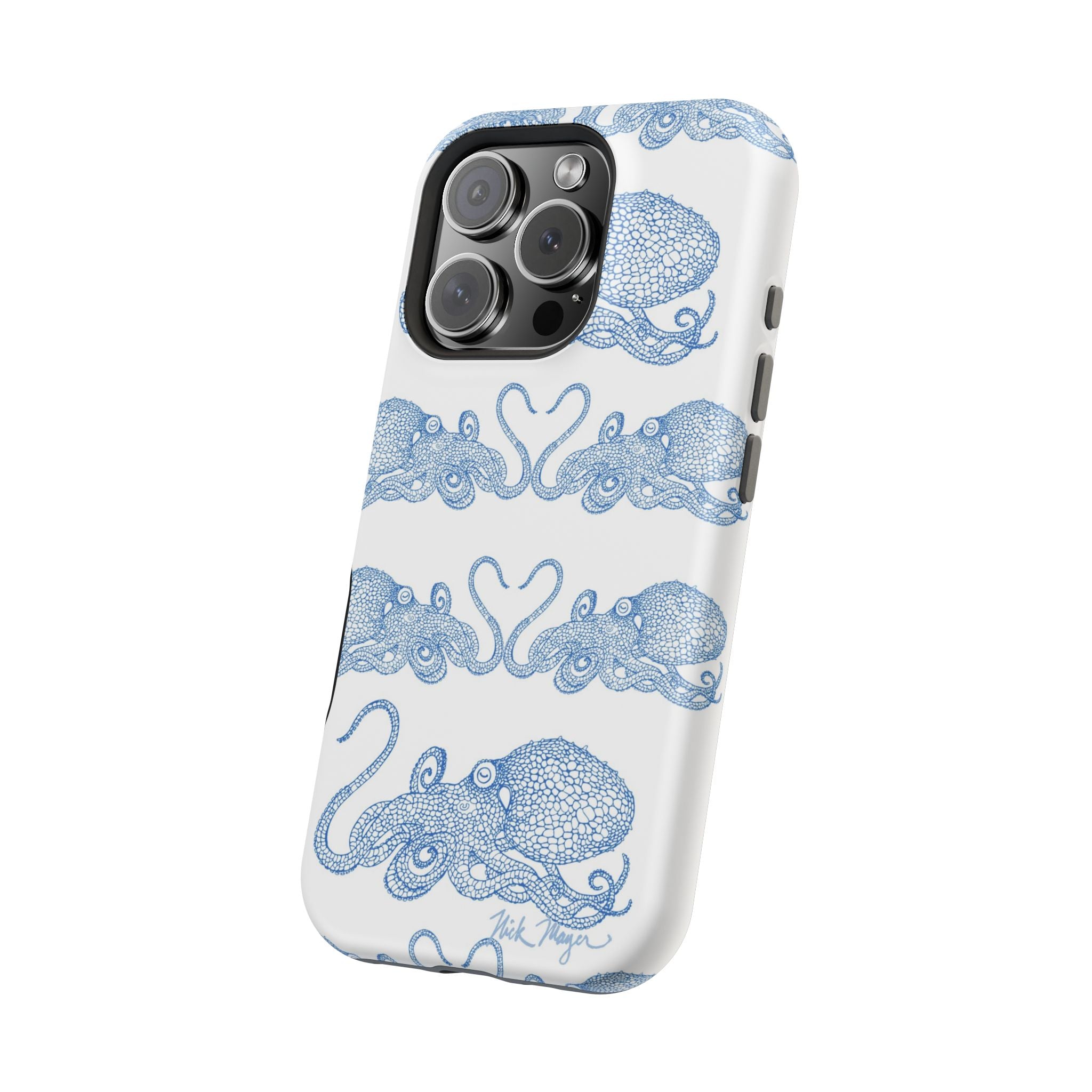 Blue Octopus 1 MagSafe iPhone Case