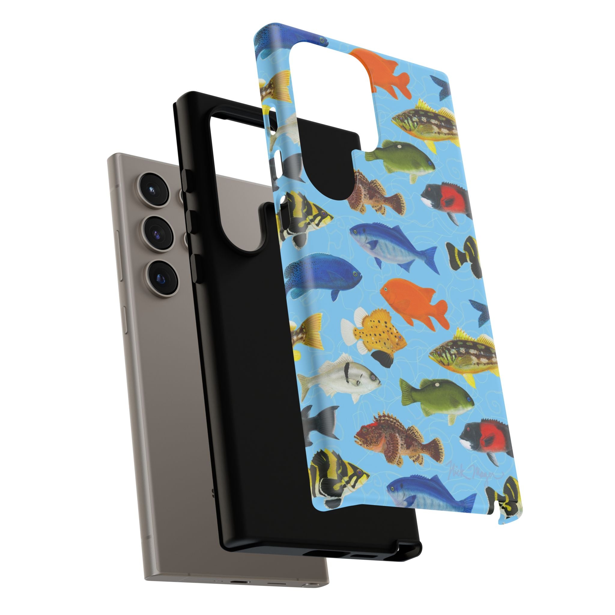 NEW California Fish Blue Phone Case (Samsung)