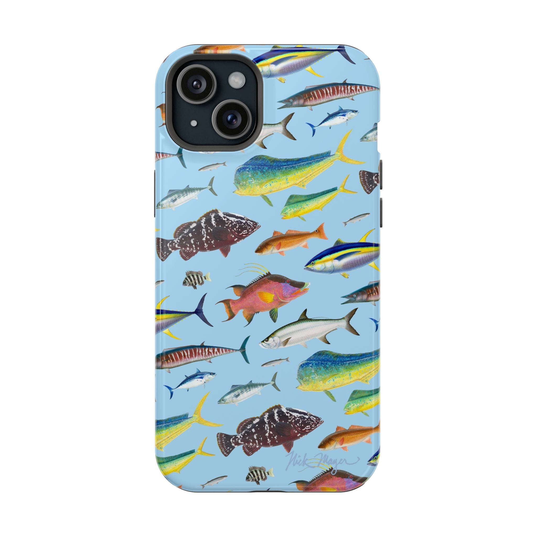 Southern Offshore Fish Blue MagSafe iPhone Case