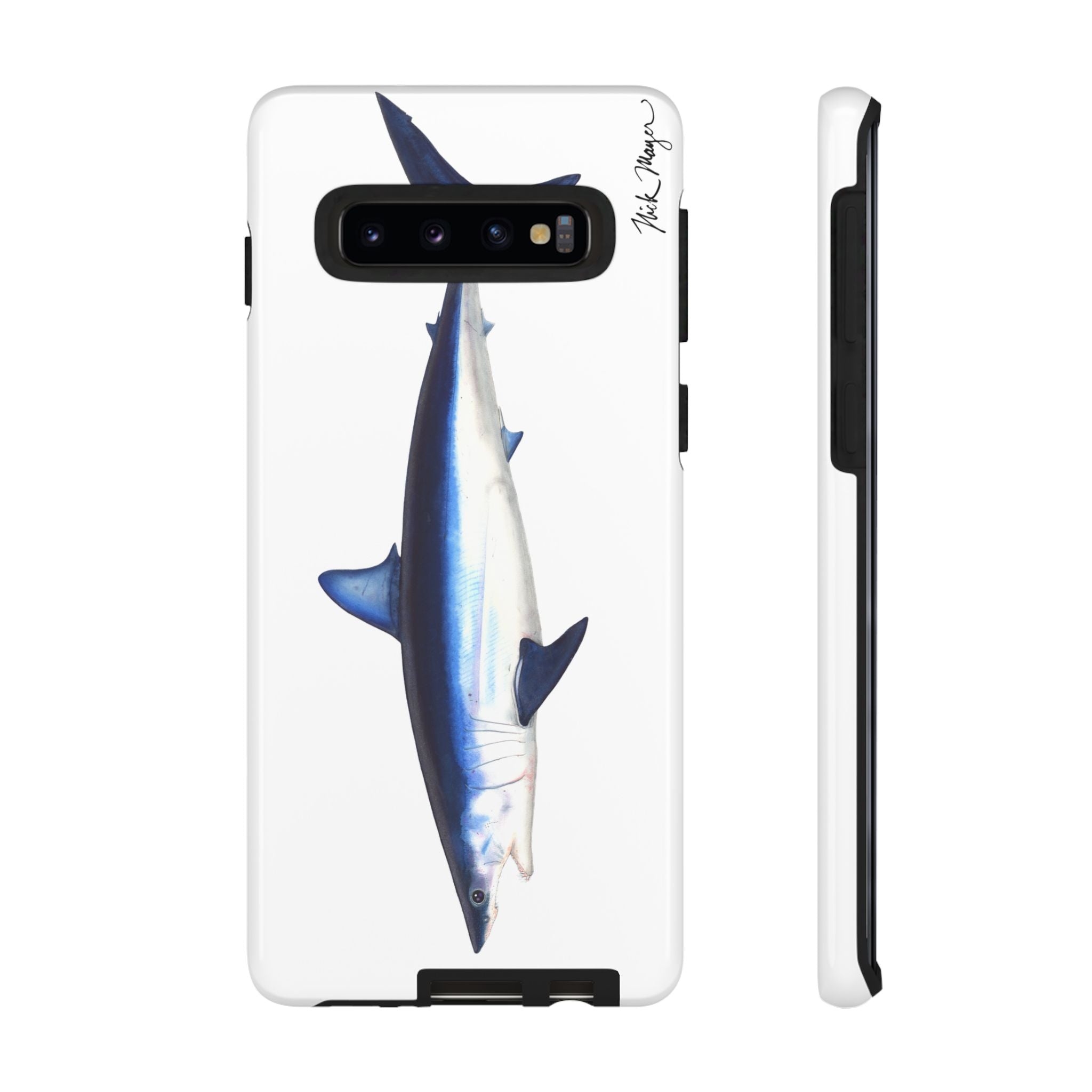 Mako Shark White Phone Case (Samsung)