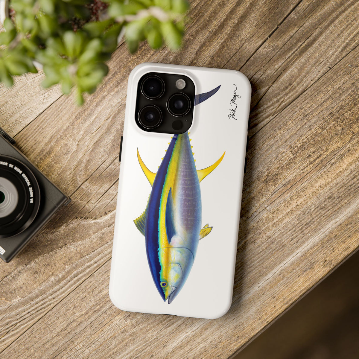 Yellowfin Tuna White Phone Case (iPhone) Printify