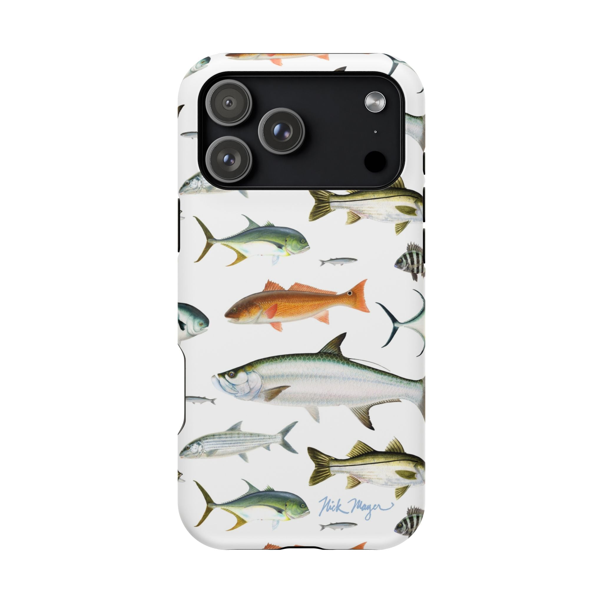 Southern Fish White MagSafe iPhone Case