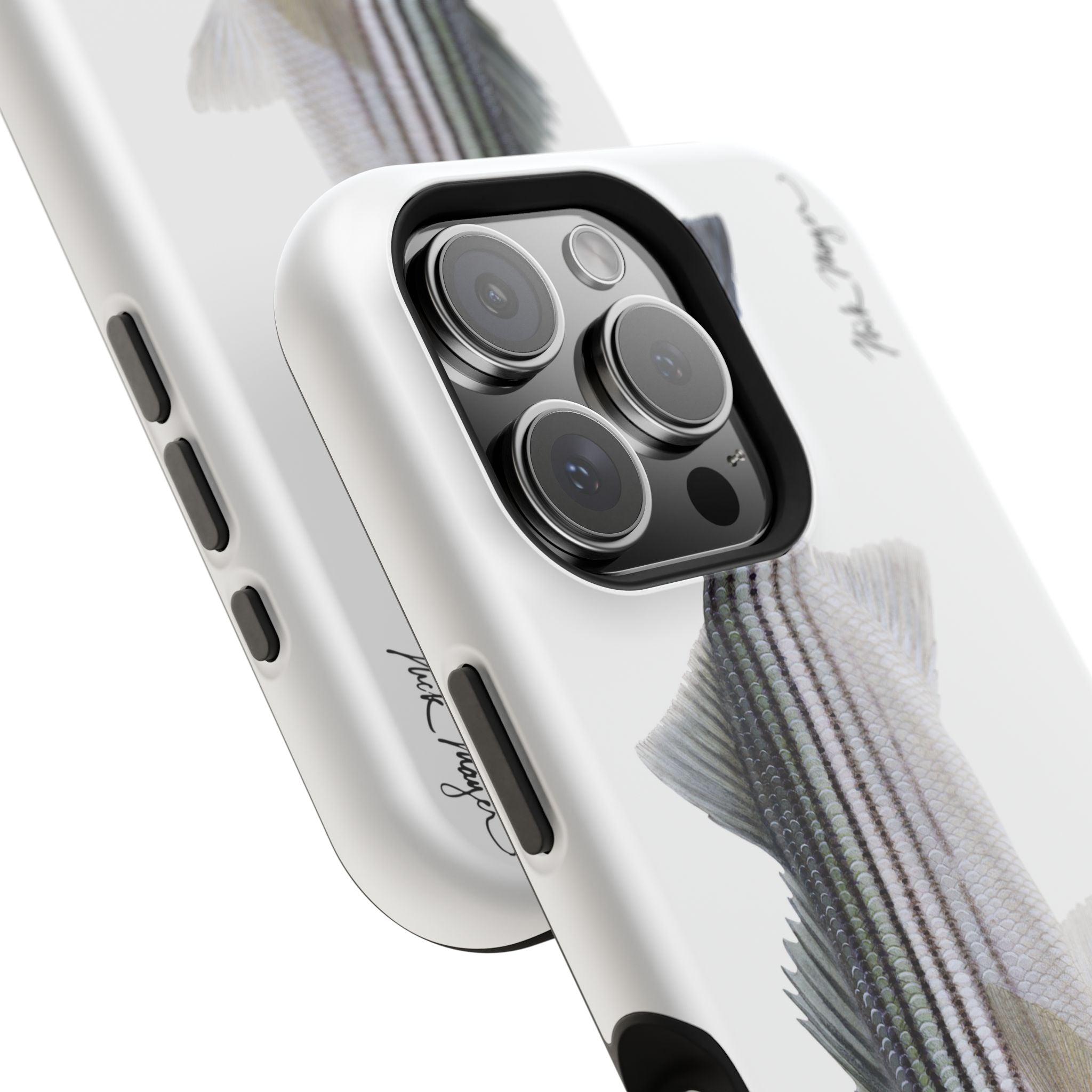 Schoolie Striper MagSafe White iPhone Case