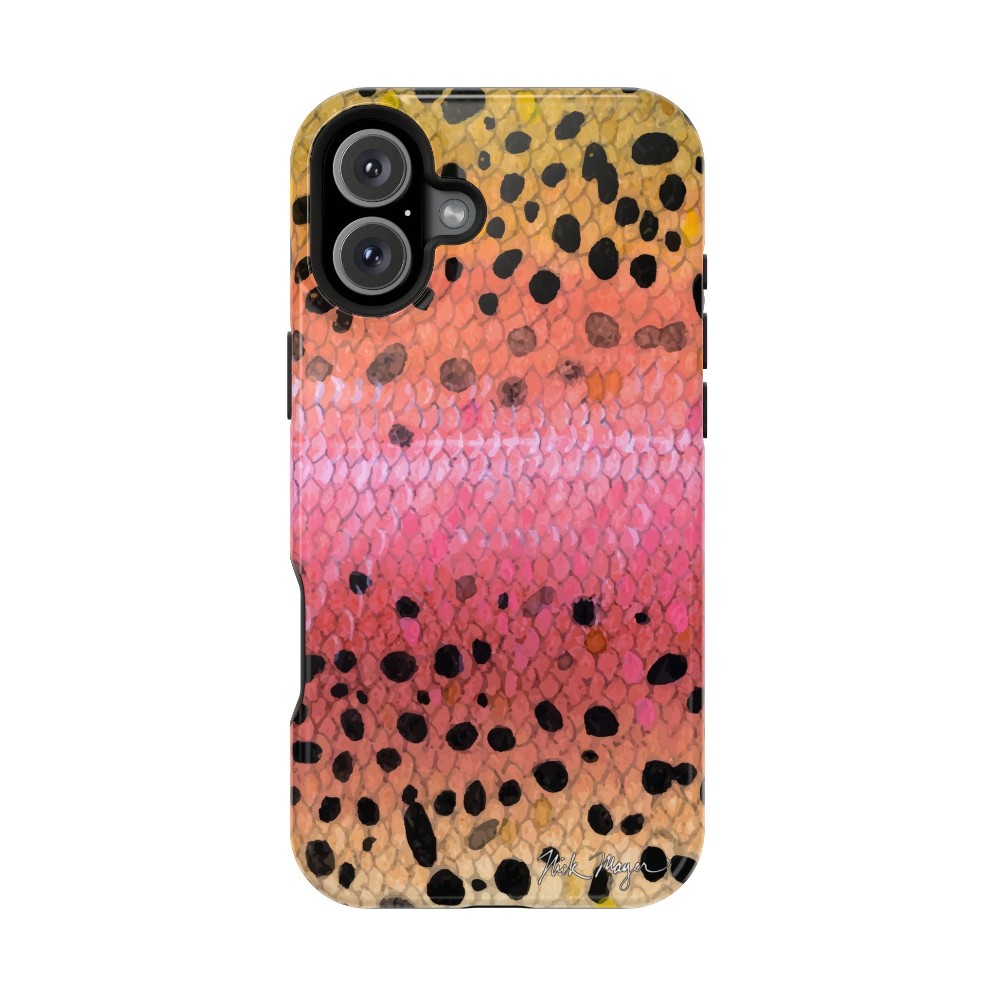 Rainbow Trout Skin MagSafe iPhone Case