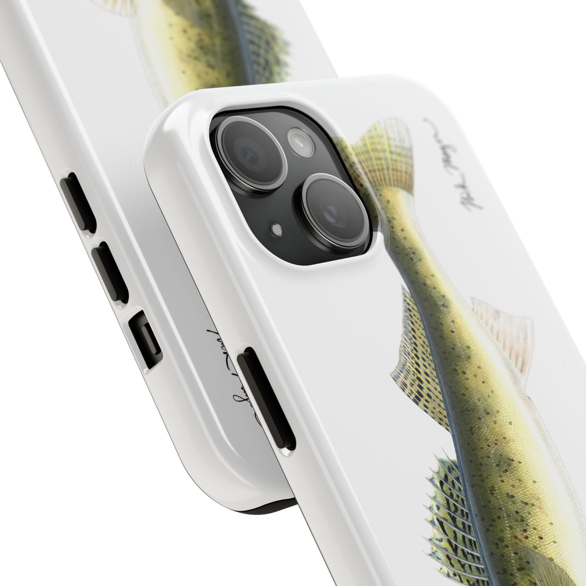 Walleye White Phone Case (iPhone)