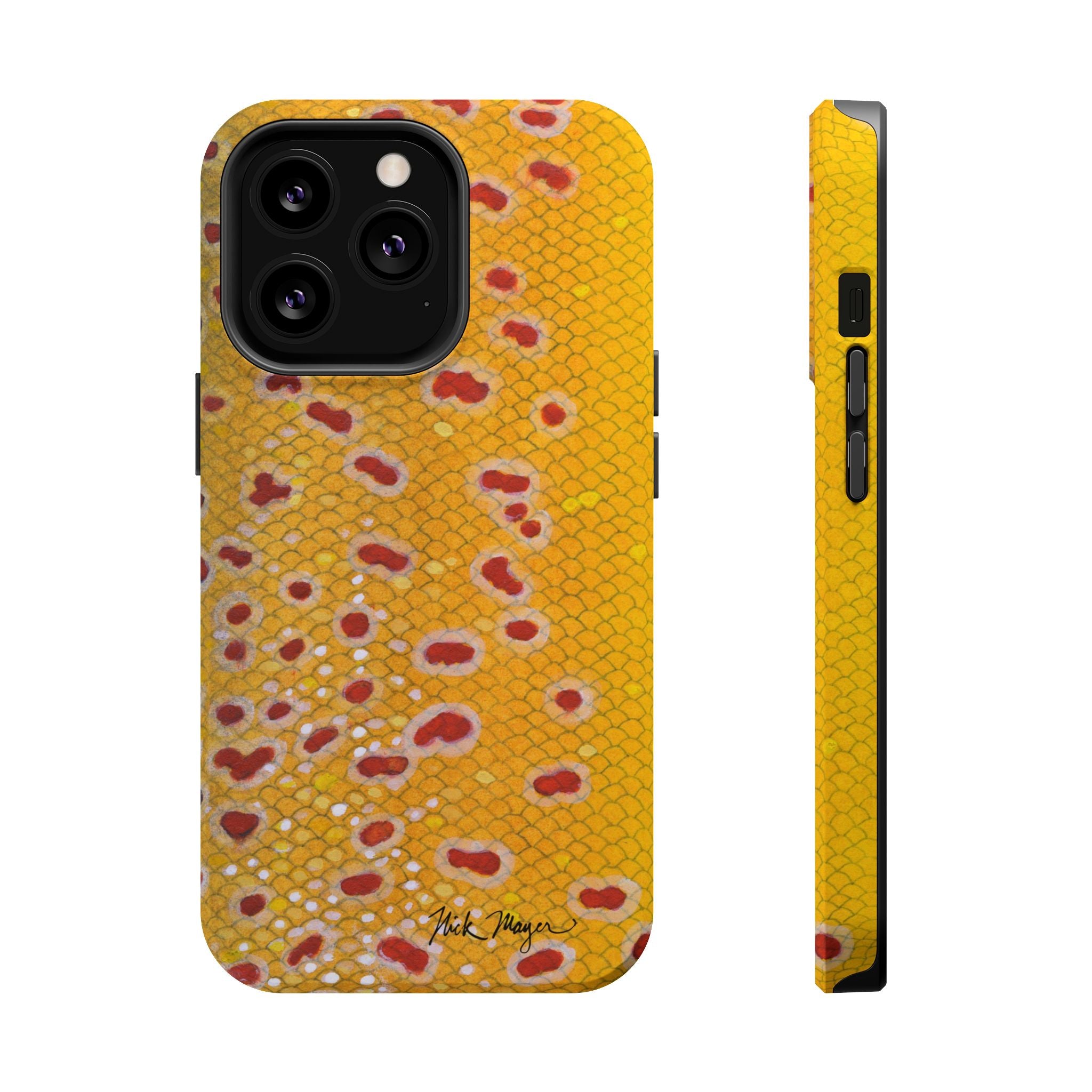 Brown Trout 3 Skin MagSafe iPhone Case