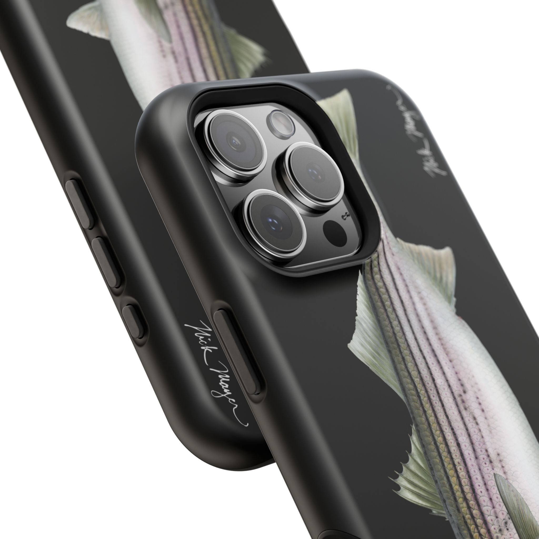30 lb Striper MagSafe Black iPhone Case