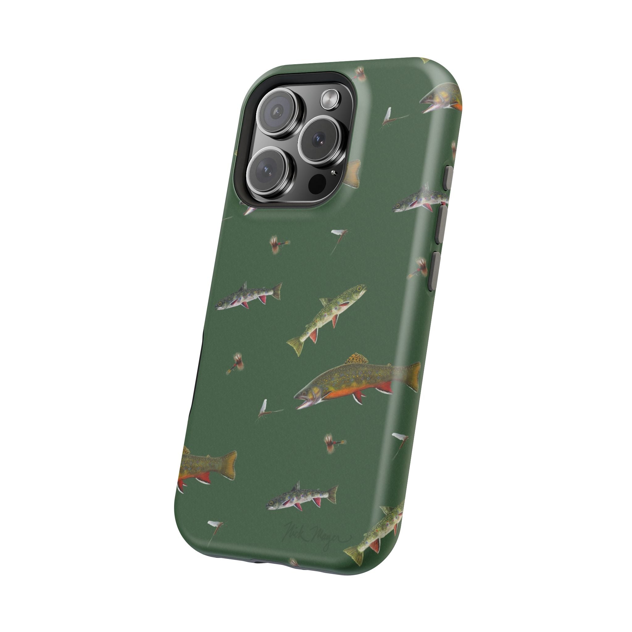 Trout and Flies MagSafe iPhone Case