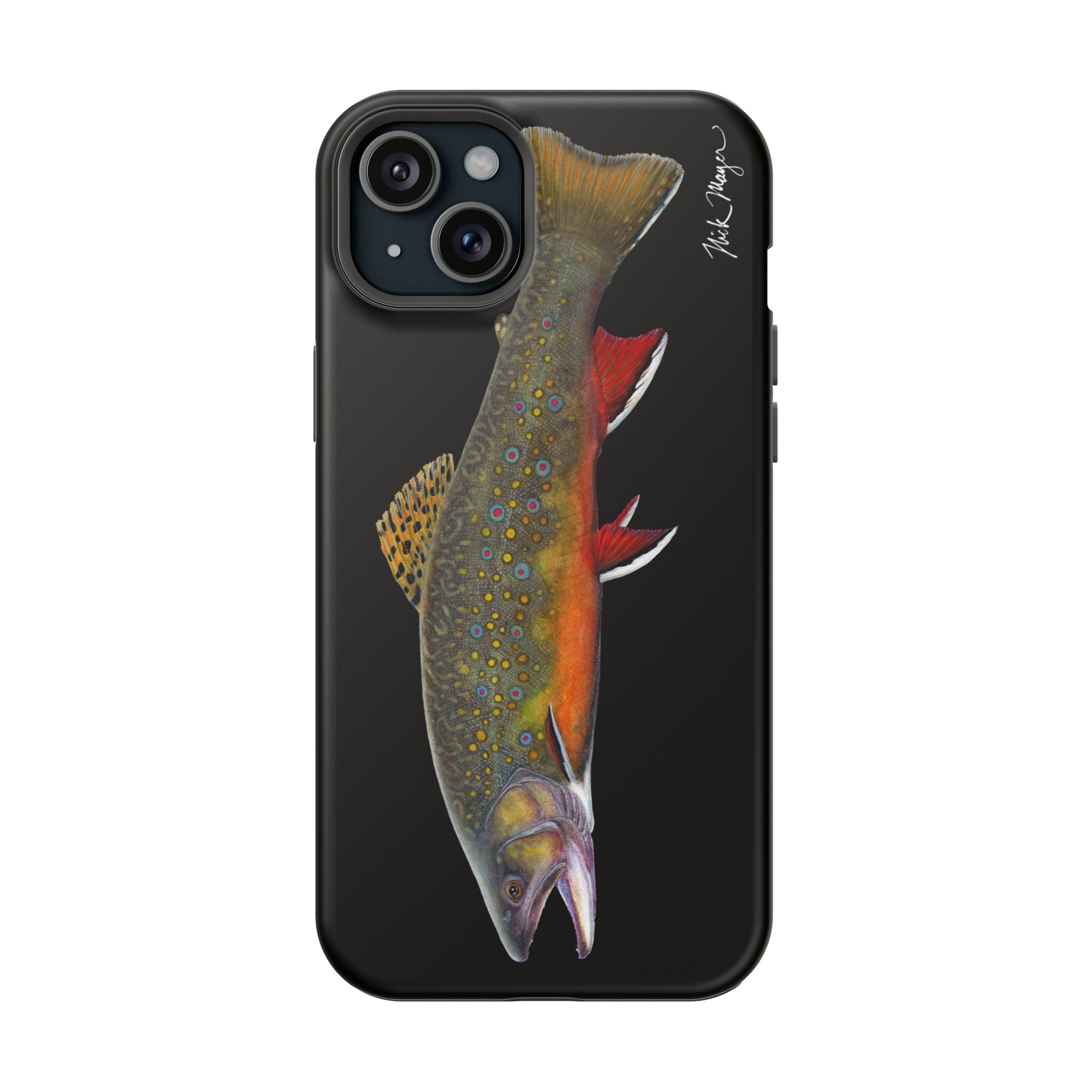 Brook Trout MagSafe Black iPhone Case