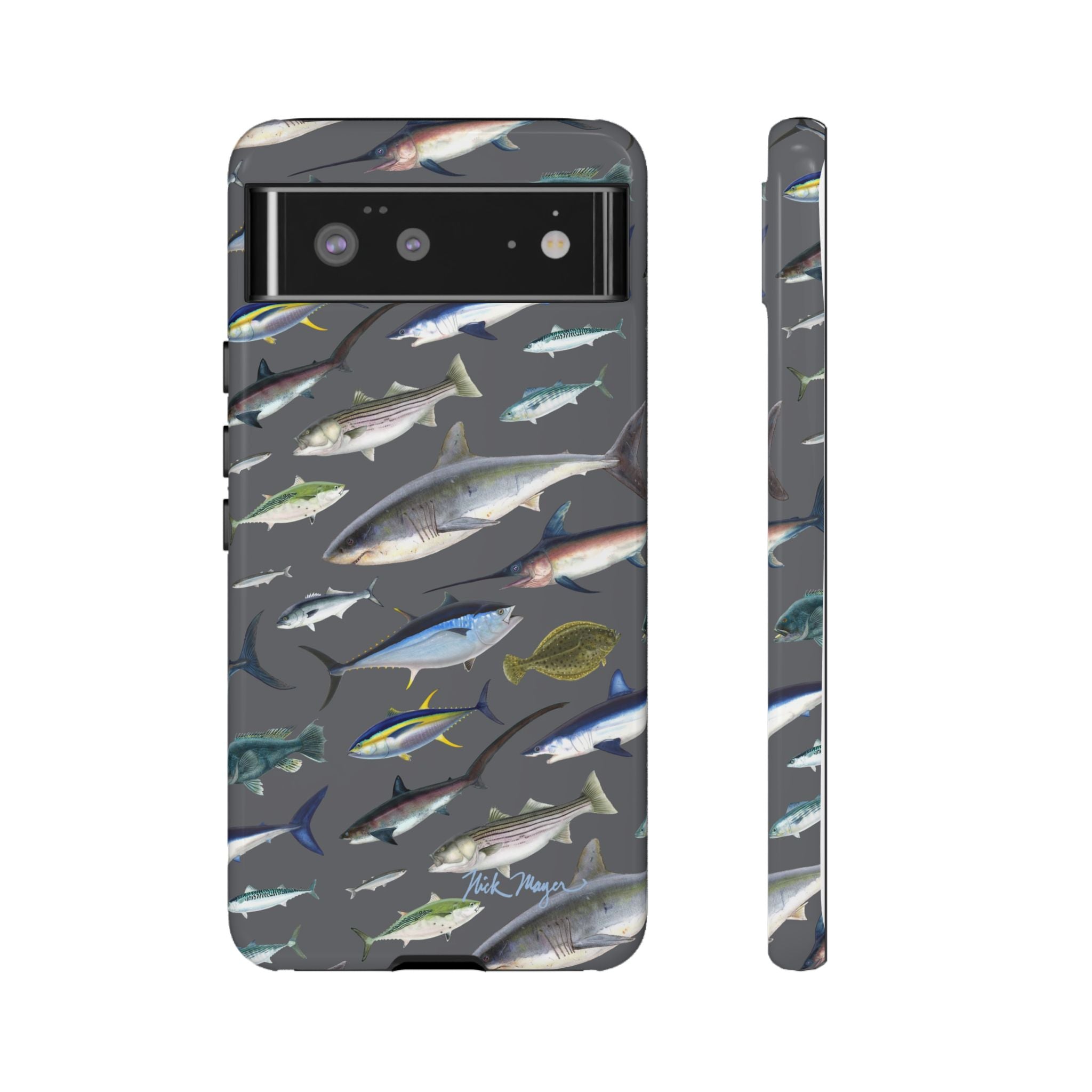 New England Offshore Fish Grey Phone Case, NEW!  (Samsung)