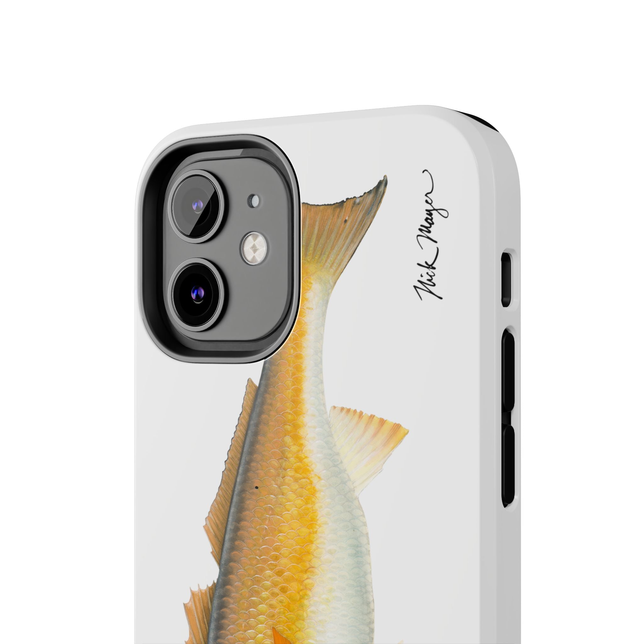 Bull Redfish White Phone Case (iPhone)