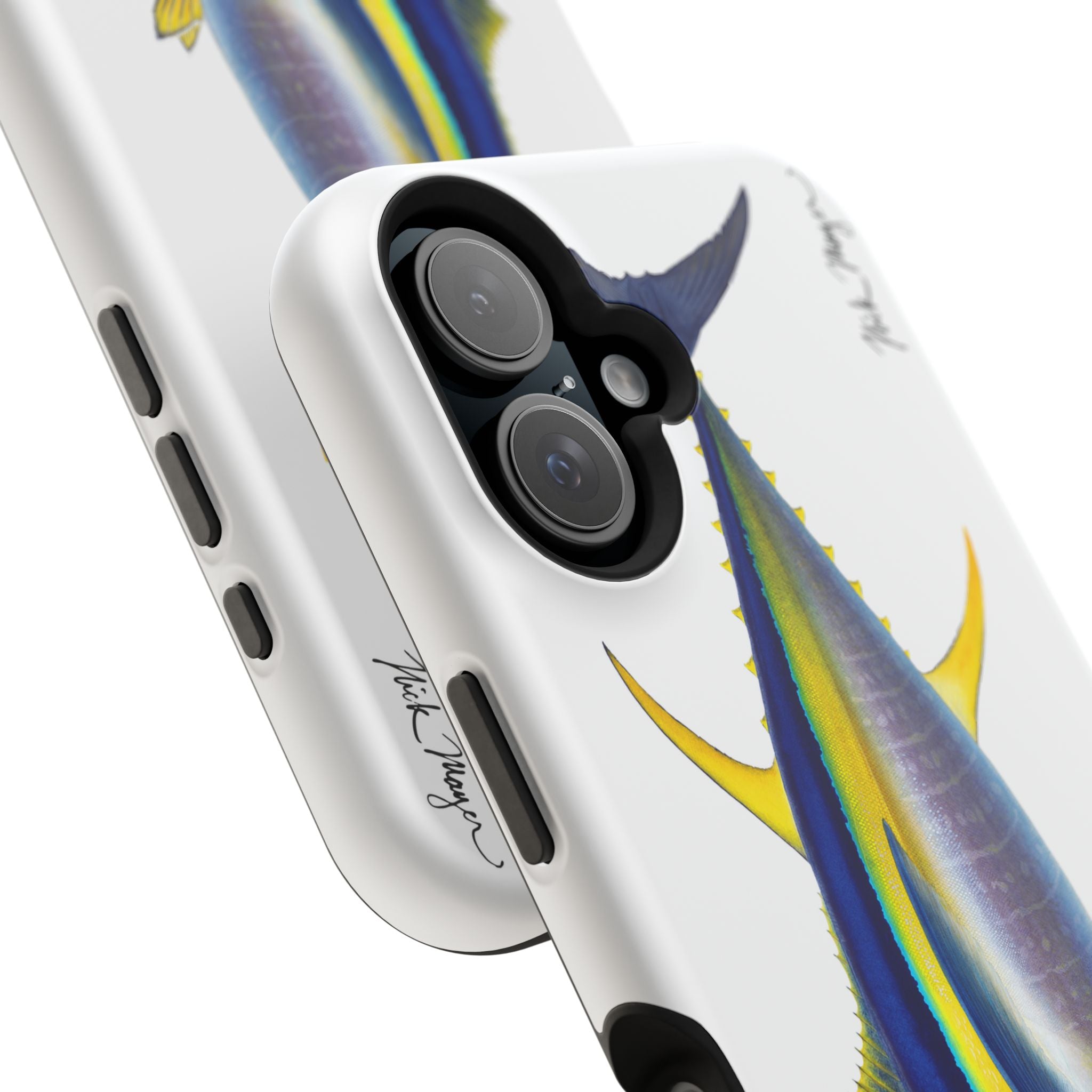 Yellowfin Tuna MagSafe White iPhone Case