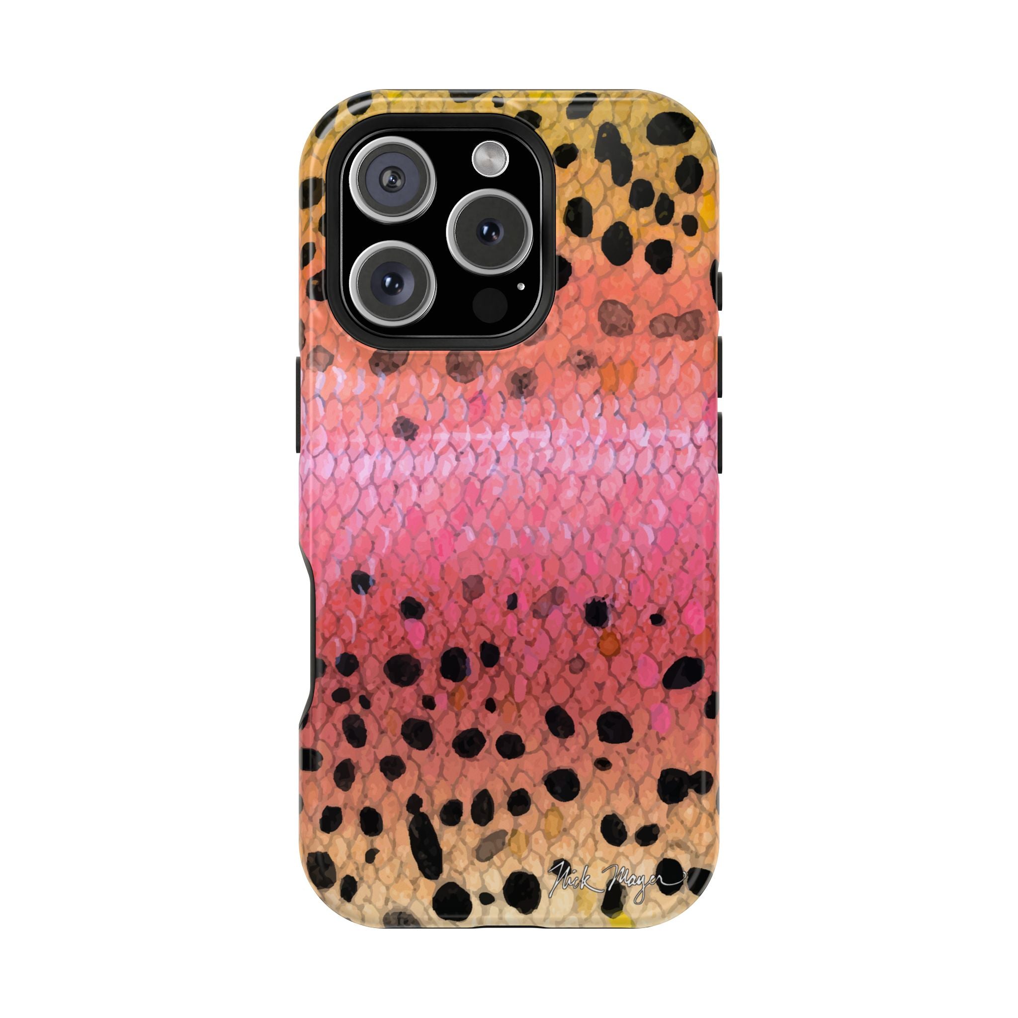 Rainbow Trout Skin MagSafe iPhone Case