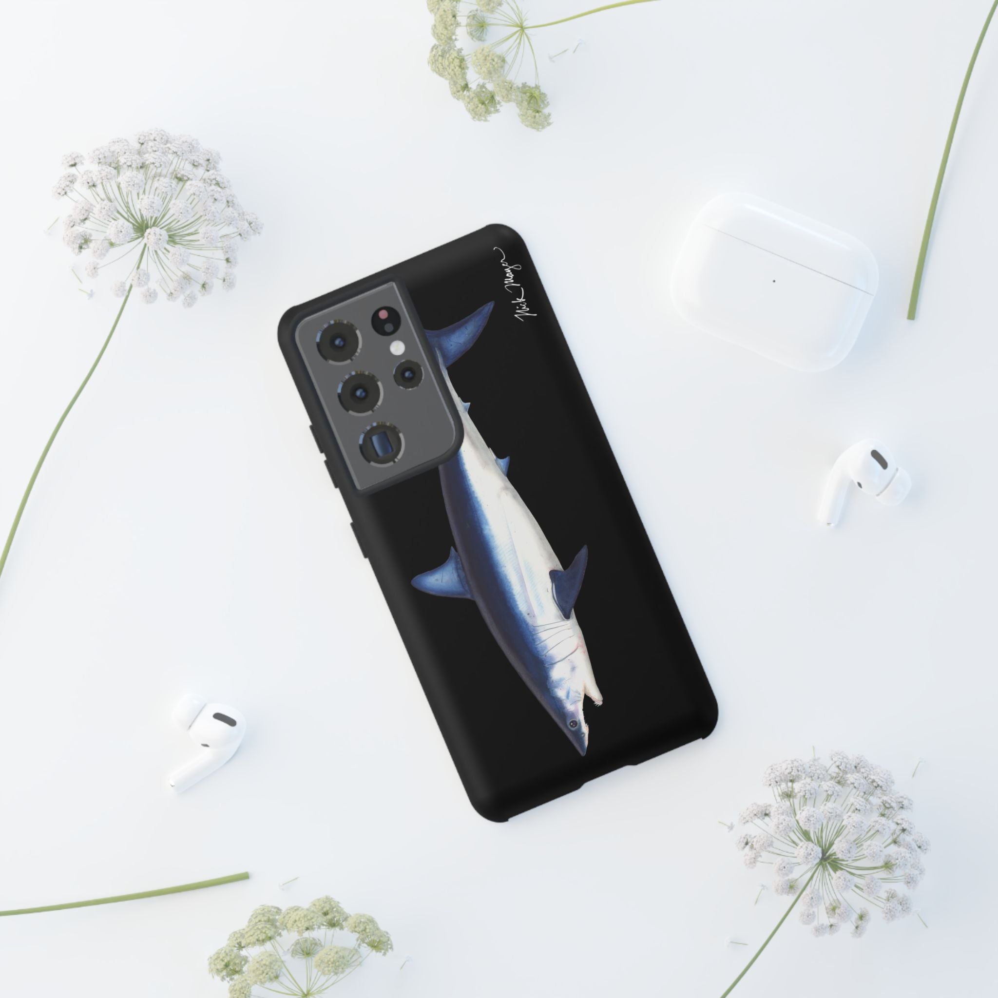 Mako Shark Black Phone Case (Samsung)