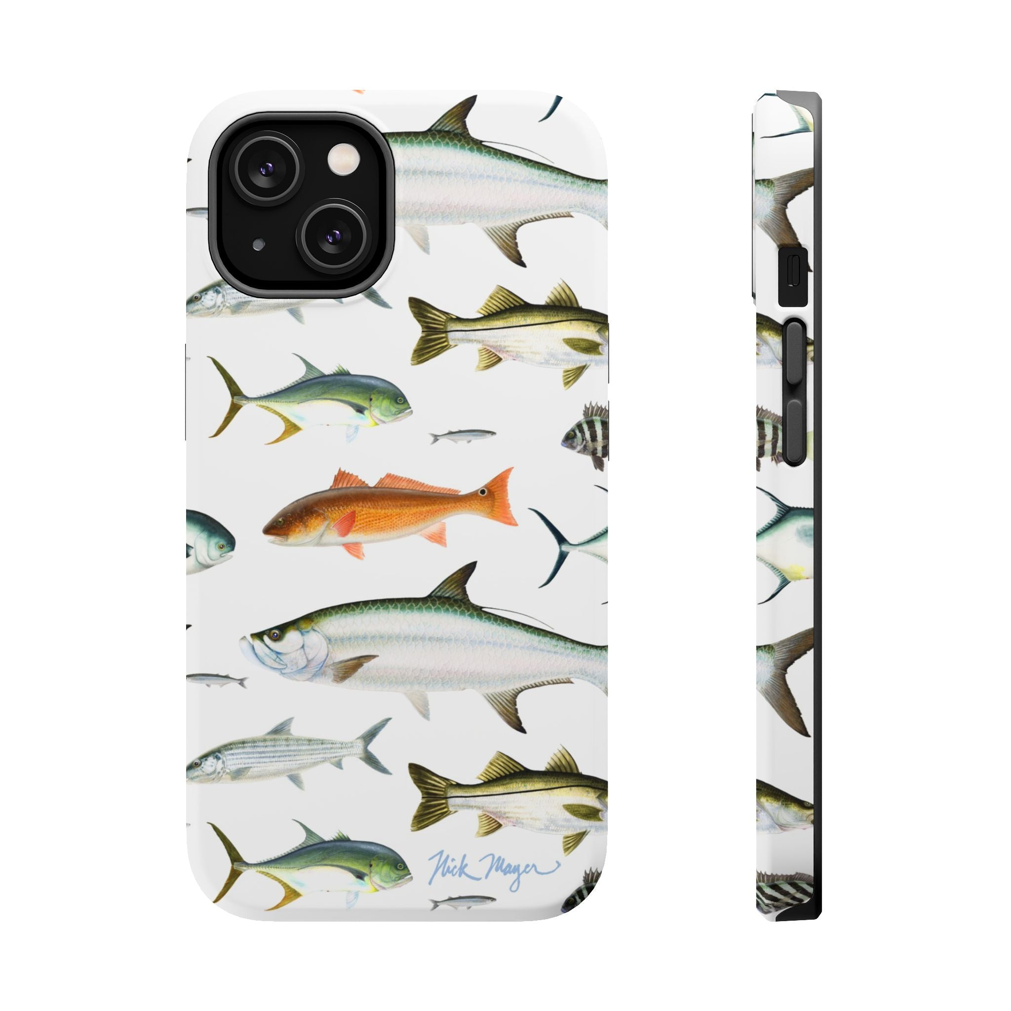 Southern Fish White MagSafe iPhone Case