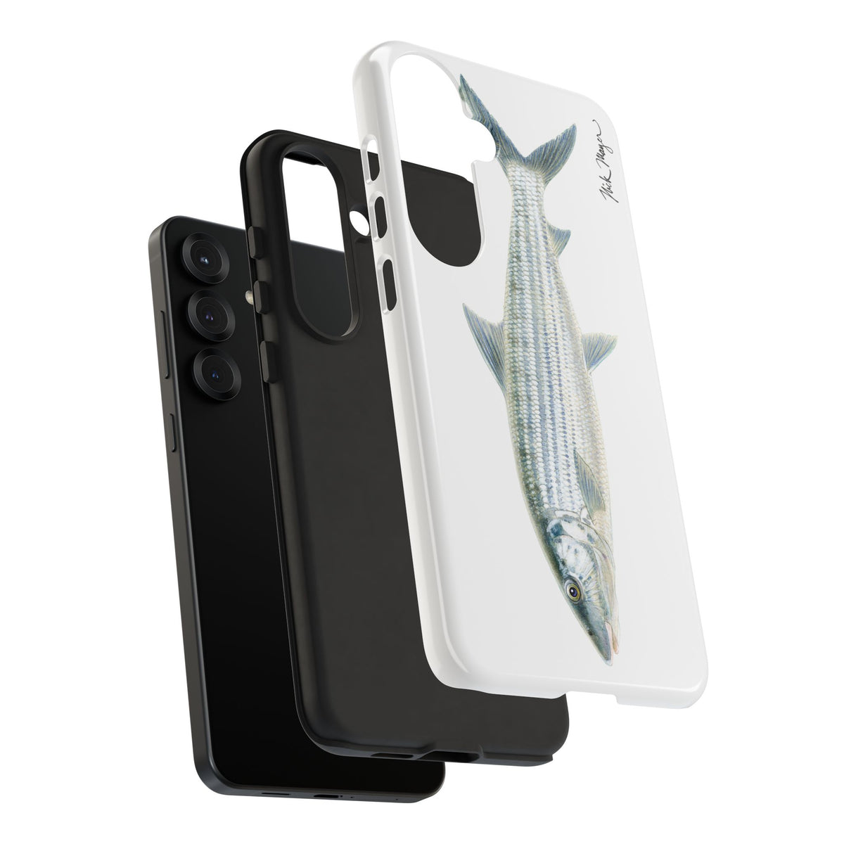 Bonefish White Phone Case (Samsung) Printify