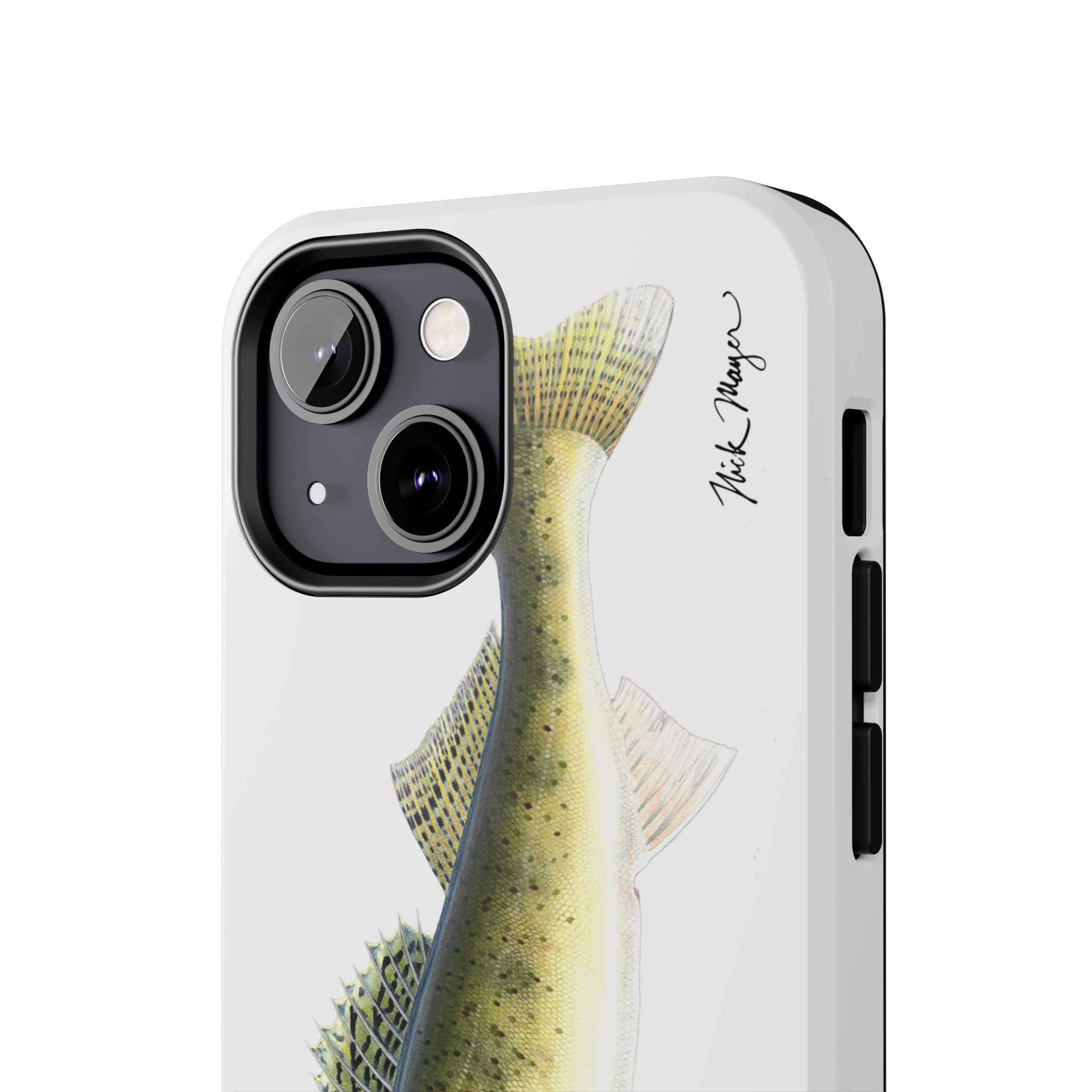 Walleye White Phone Case (iPhone)