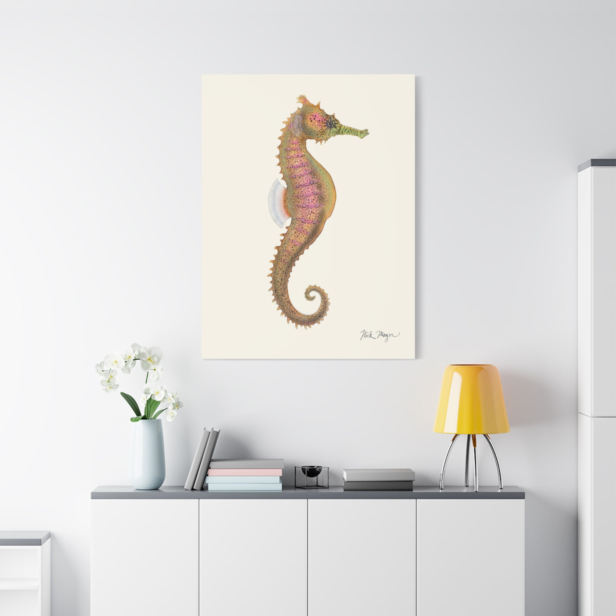 Estuary Seahorse Canvas Print