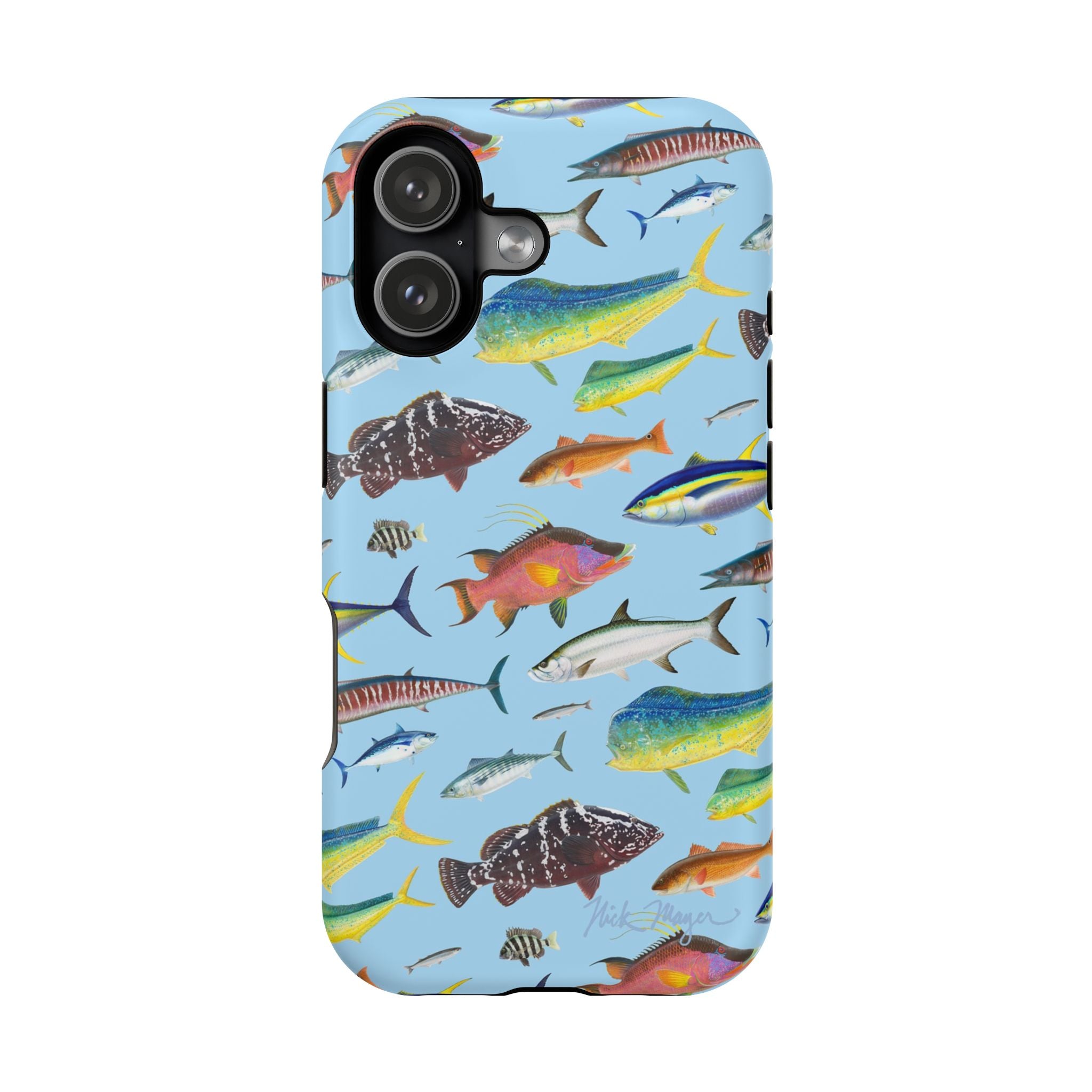 Southern Offshore Fish Blue MagSafe iPhone Case