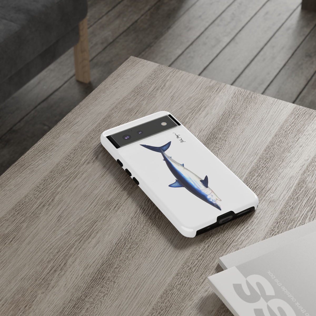 Mako Shark White Phone Case (Samsung) Printify