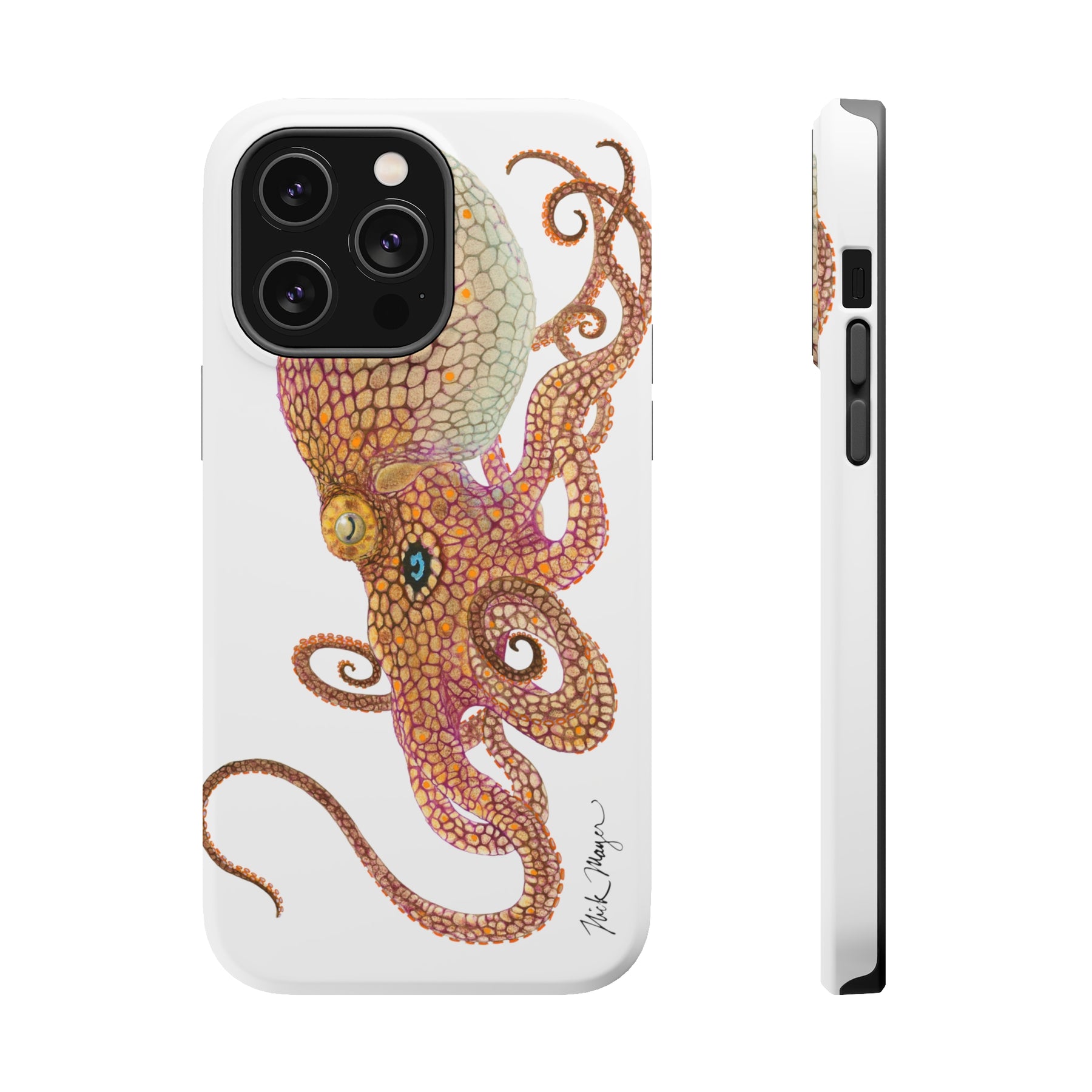 Two Spot Octopus MagSafe iPhone Case