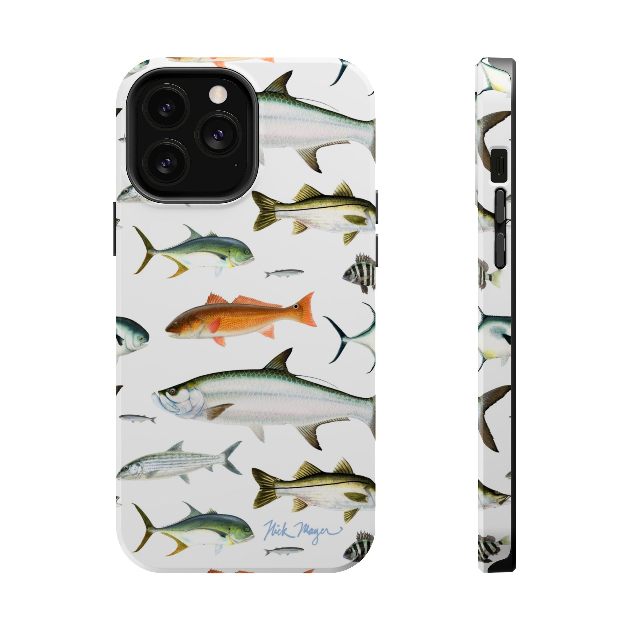 Southern Fish White MagSafe iPhone Case