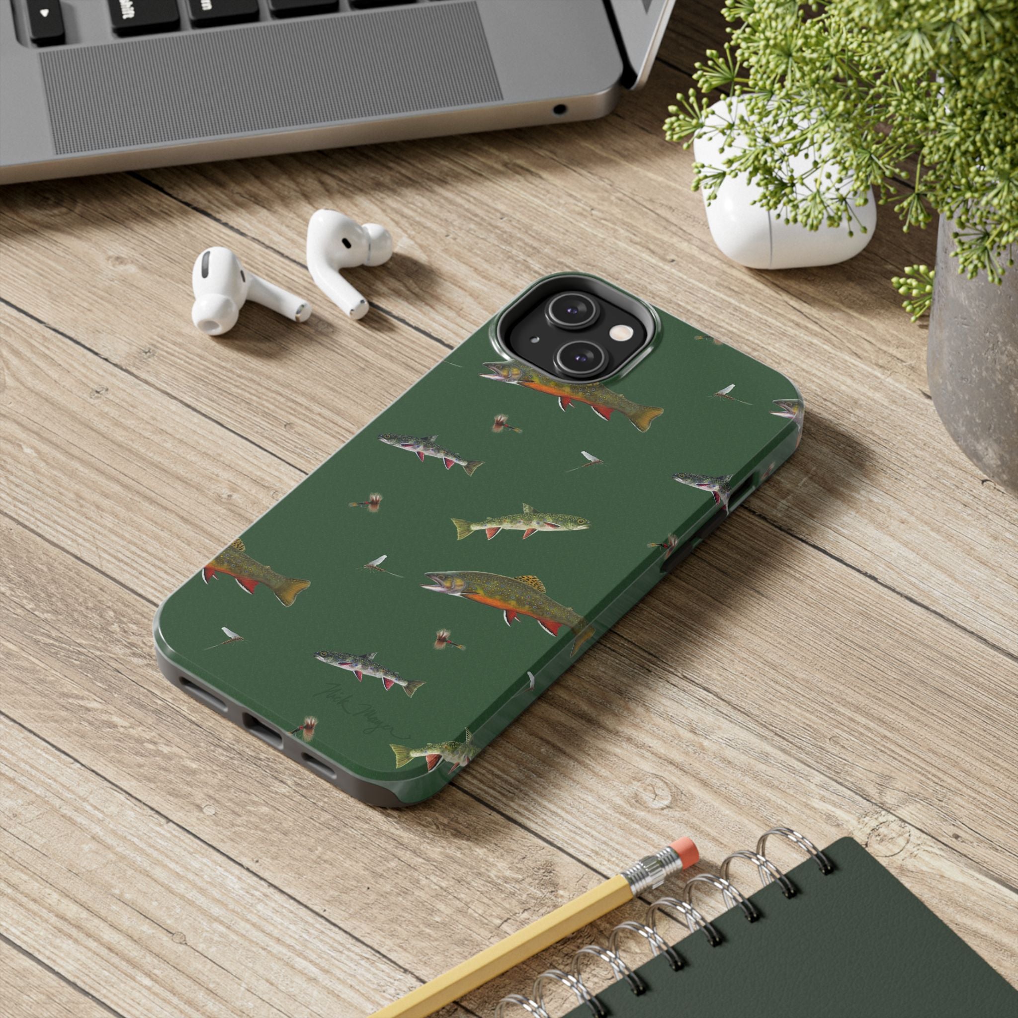 Trout and Flies Phone Case (iPhone)