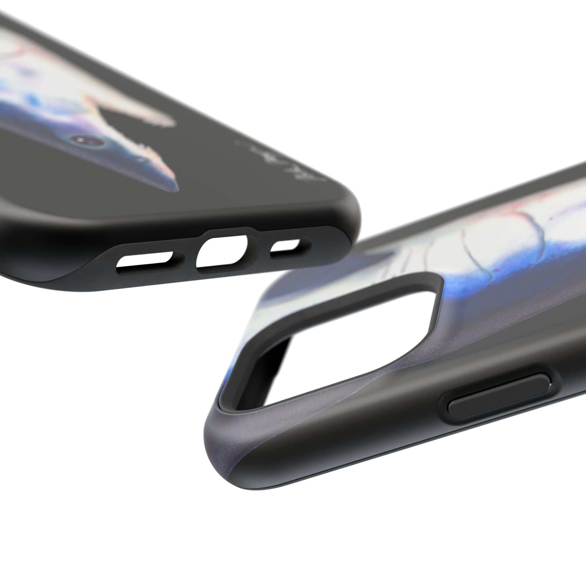 Mako Shark Face MagSafe Black iPhone Case