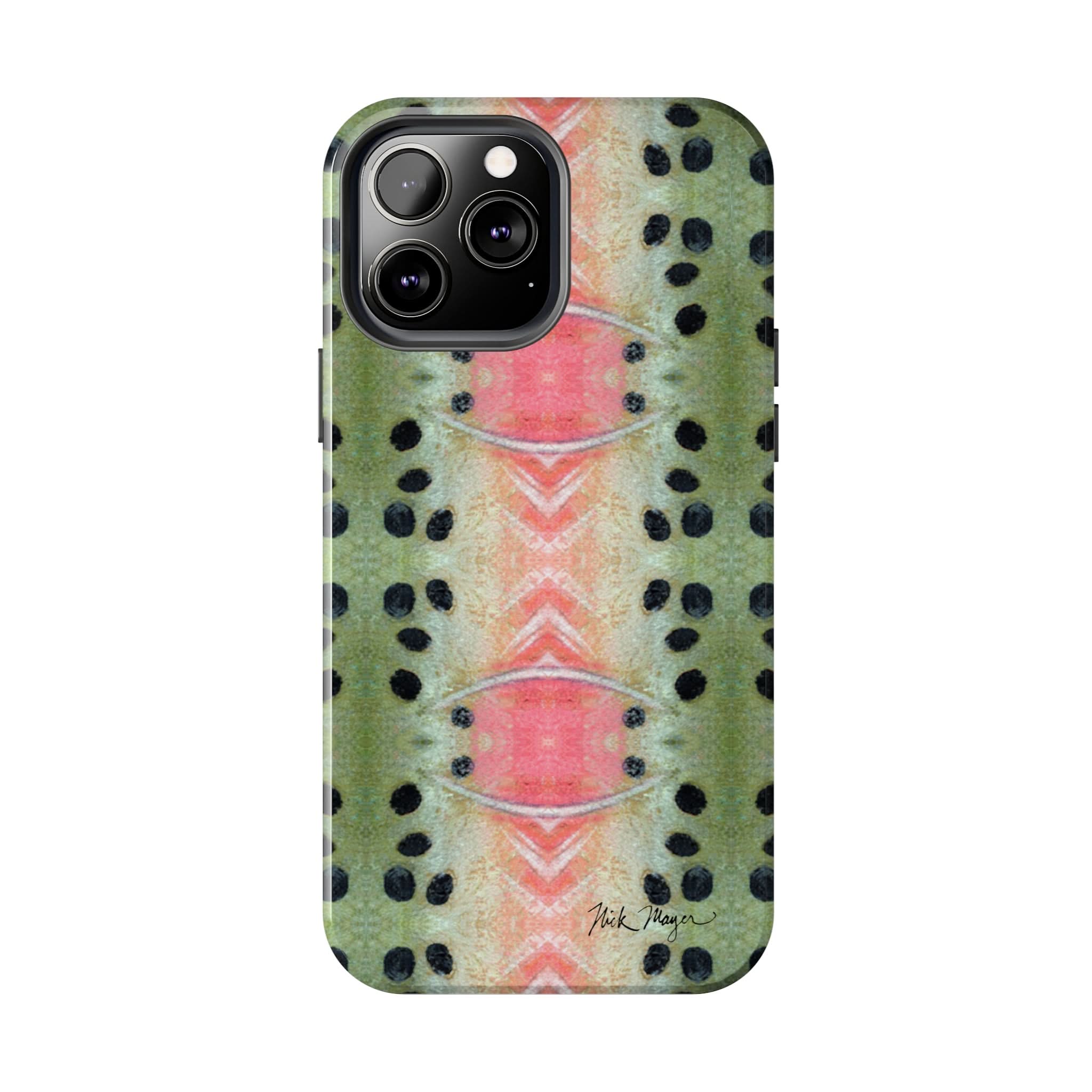 Rainbow Trout Pattern Phone Case (iPhone)