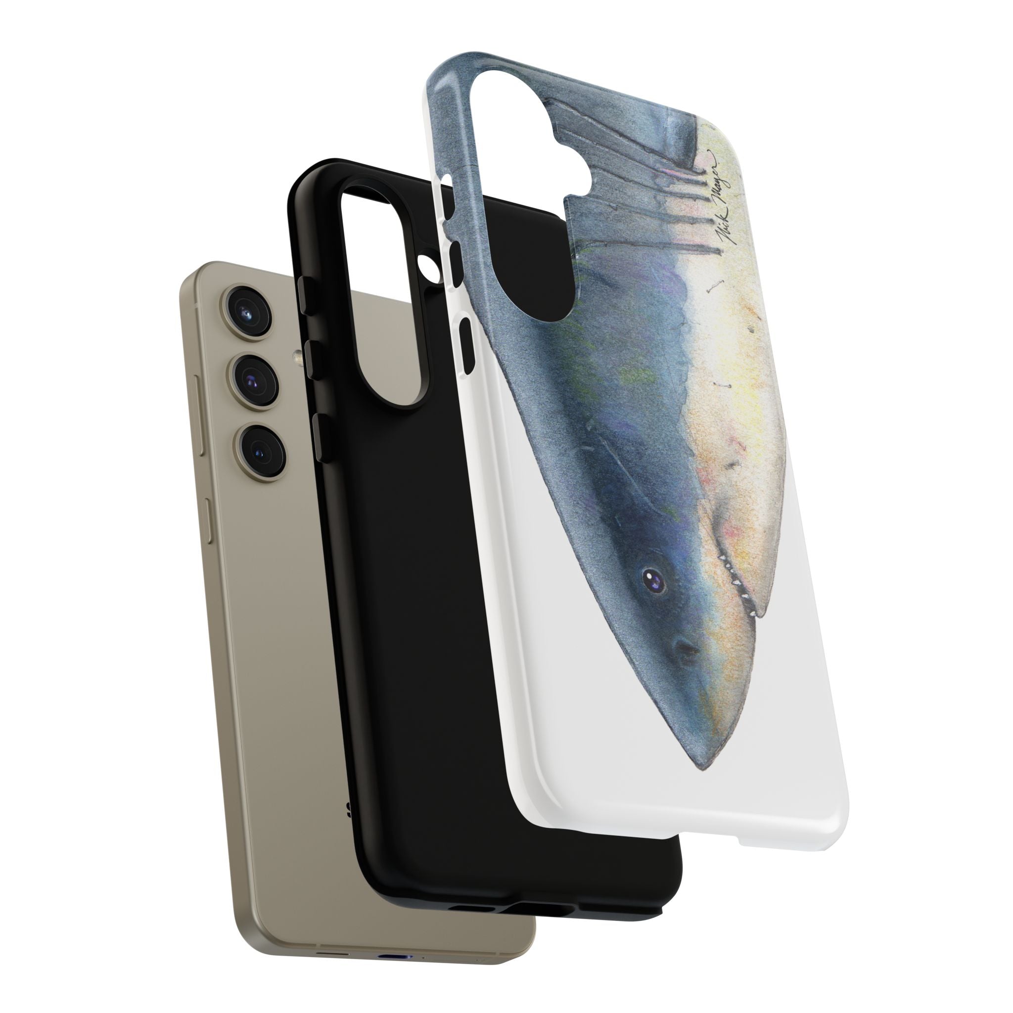 Great White Shark Face Phone Case (Samsung) Printify