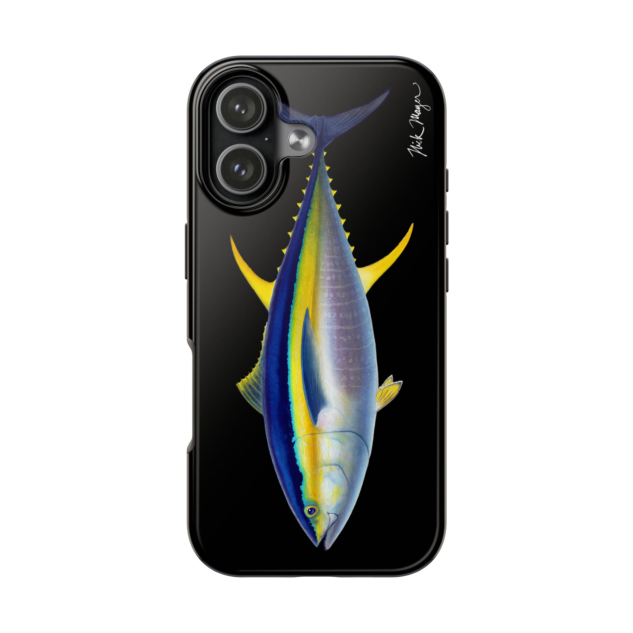 Yellowfin Tuna Black Phone Case (iPhone)