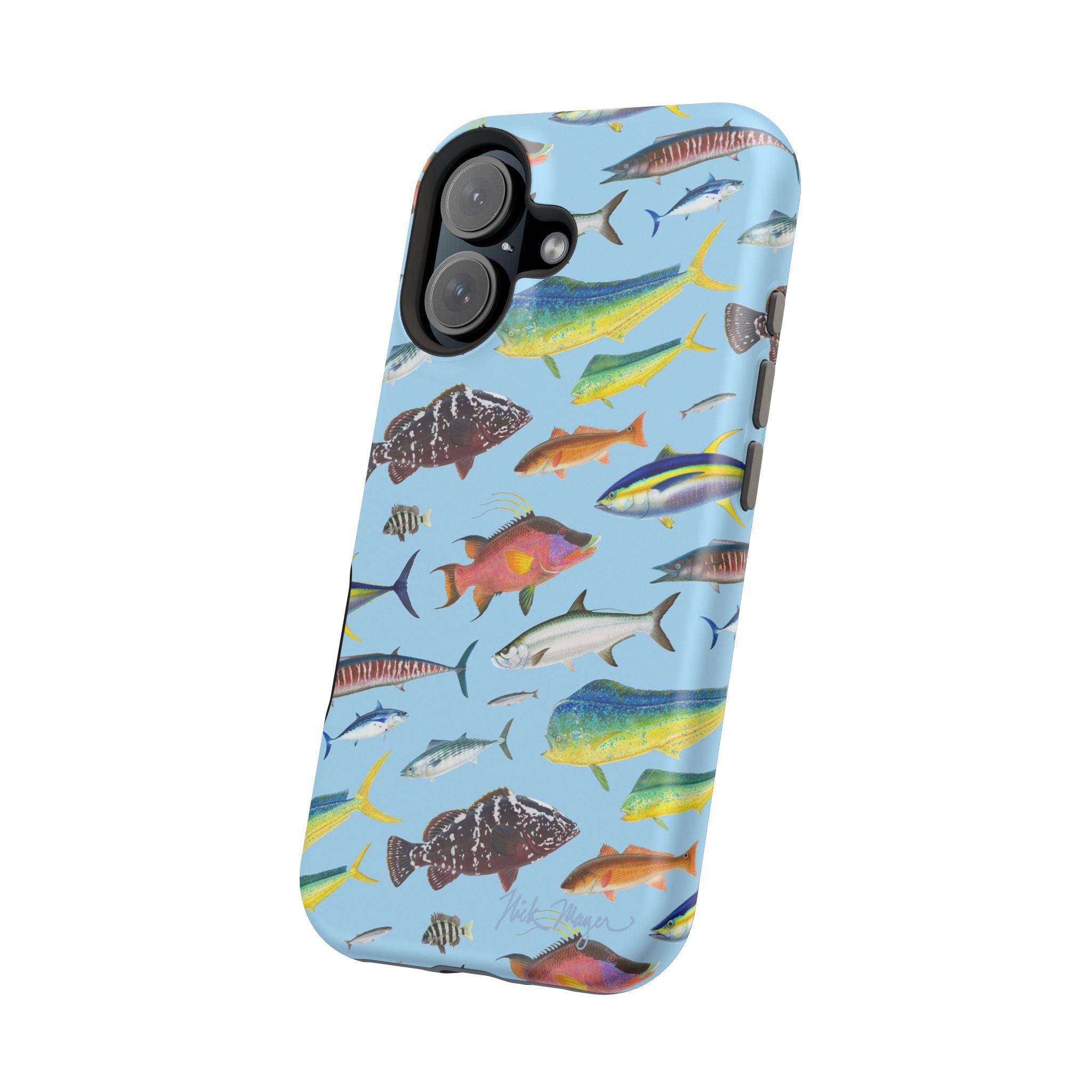 Southern Offshore Fish Blue MagSafe iPhone Case