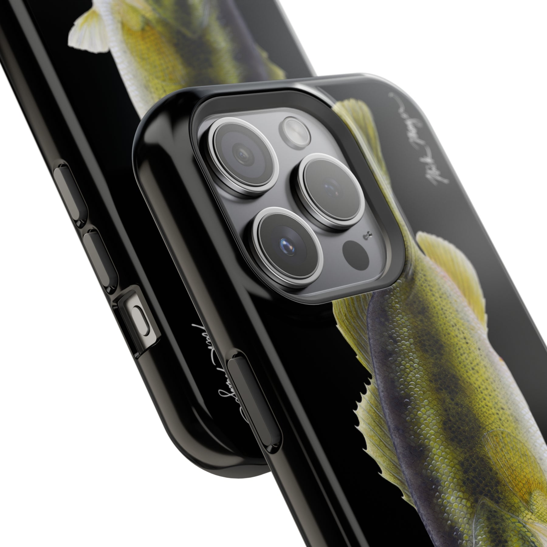 Largemouth Bass MagSafe Black iPhone Case