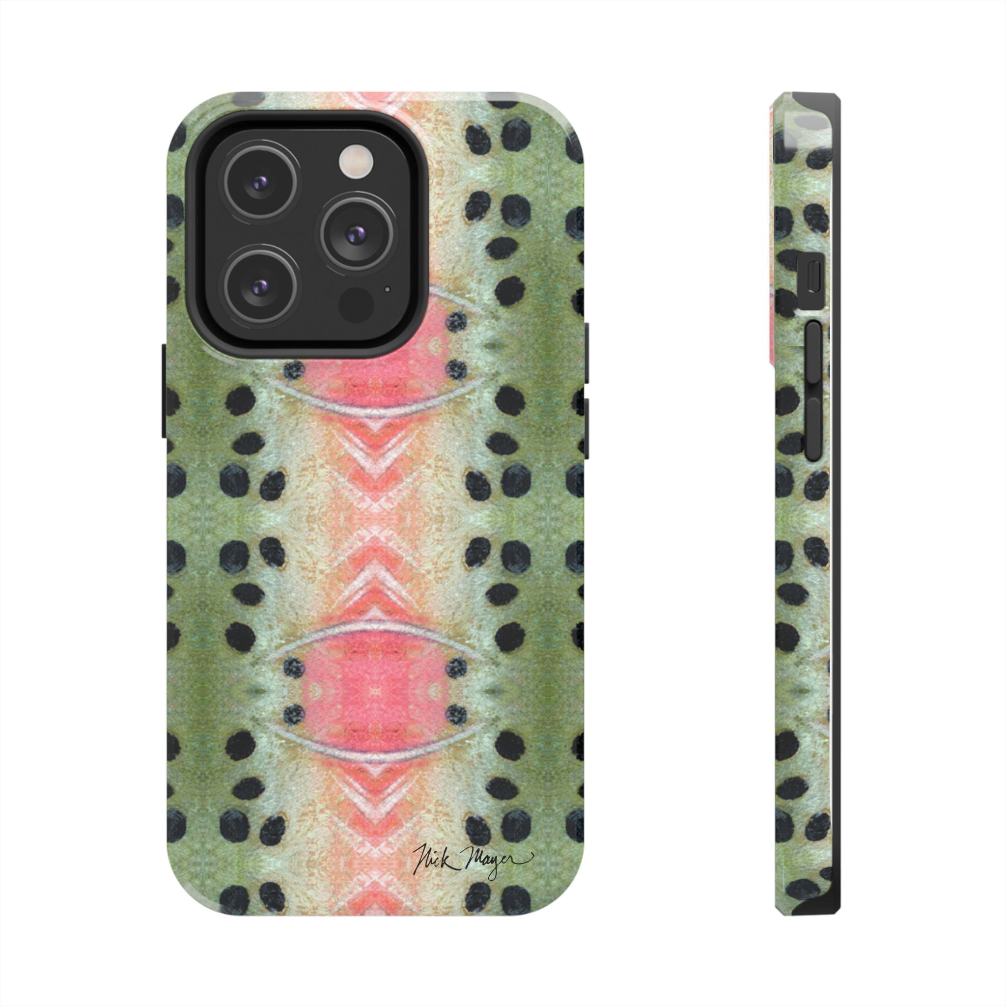 Rainbow Trout Pattern Phone Case (iPhone)