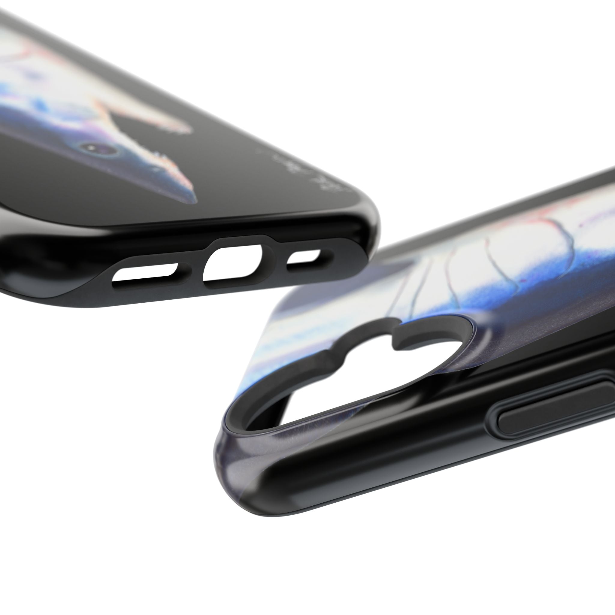 Mako Shark Face MagSafe Black iPhone Case
