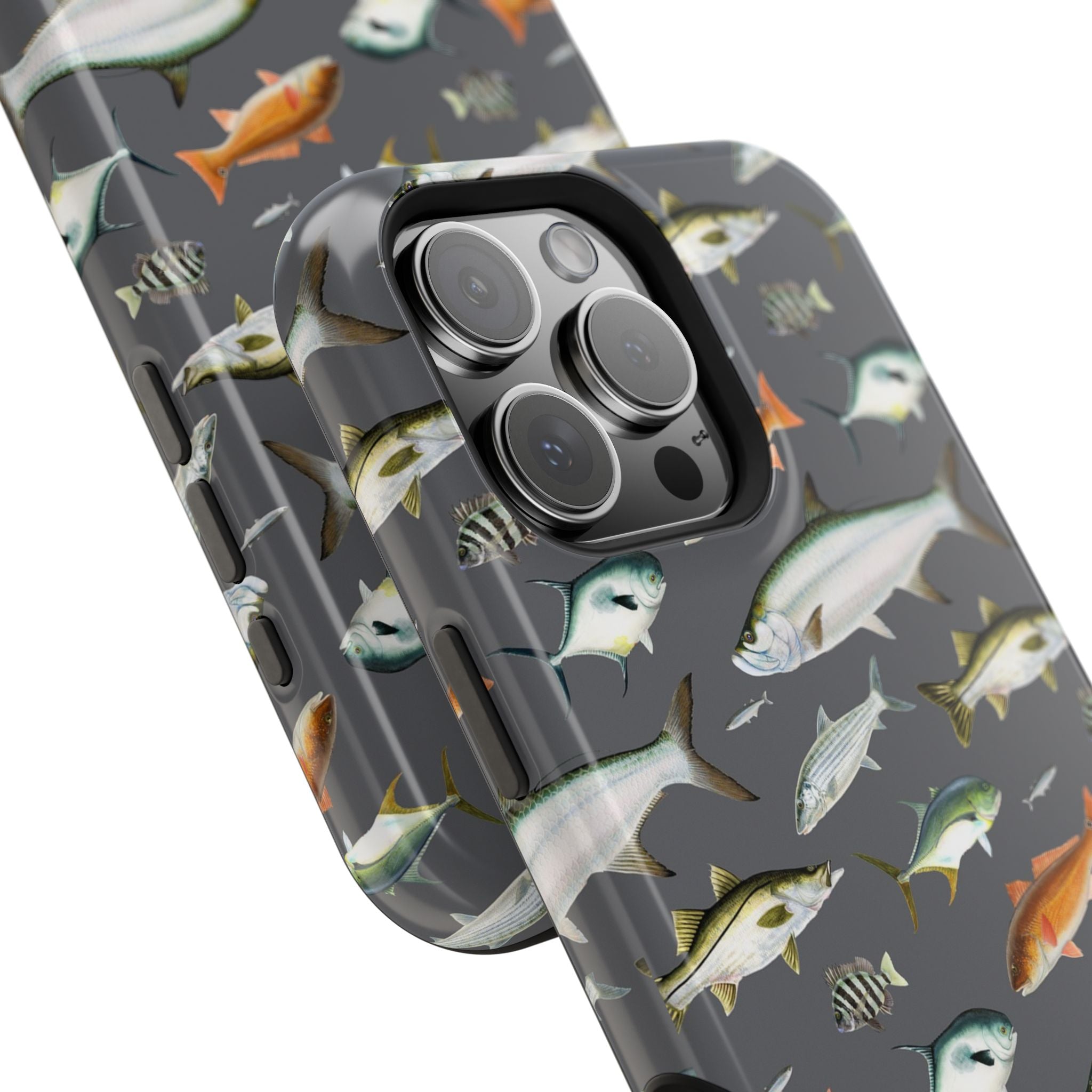 Southern Fish Grey MagSafe iPhone Case