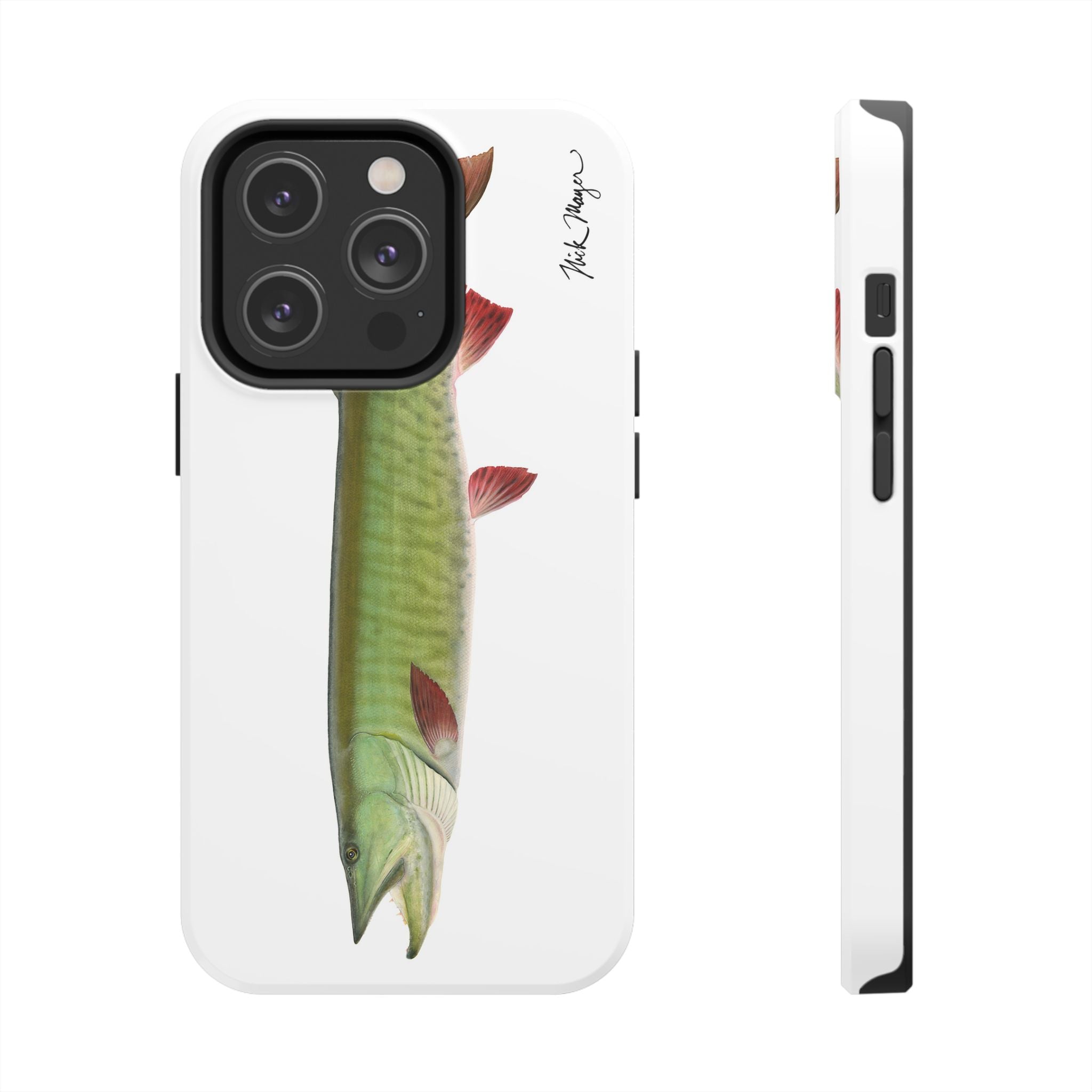 Trophy Muskie White Phone Case (iPhone)