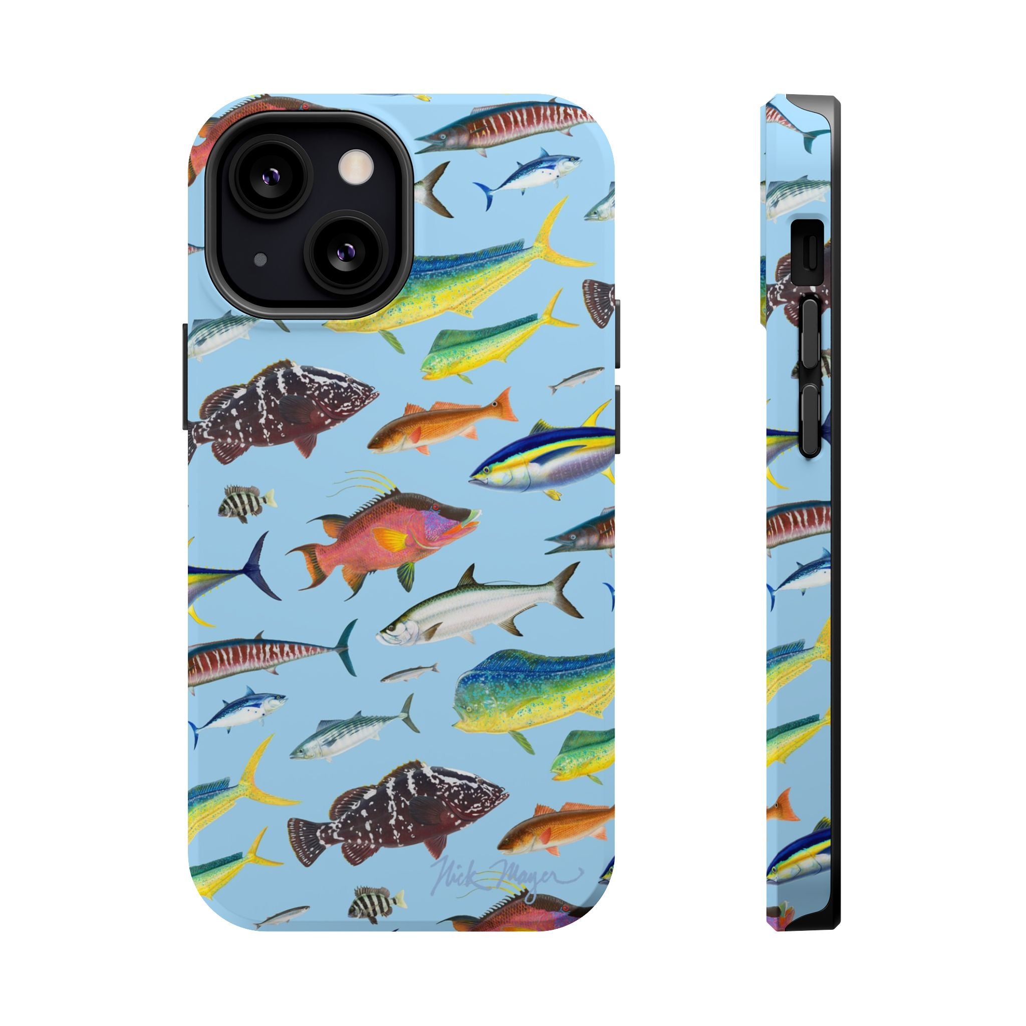 Southern Offshore Fish Blue MagSafe iPhone Case