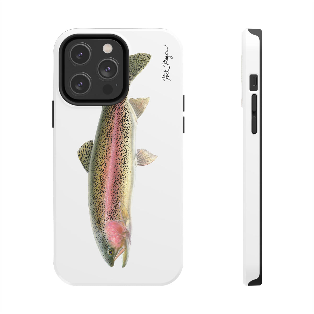 Rainbow Trout White Phone Case (iPhone) Printify