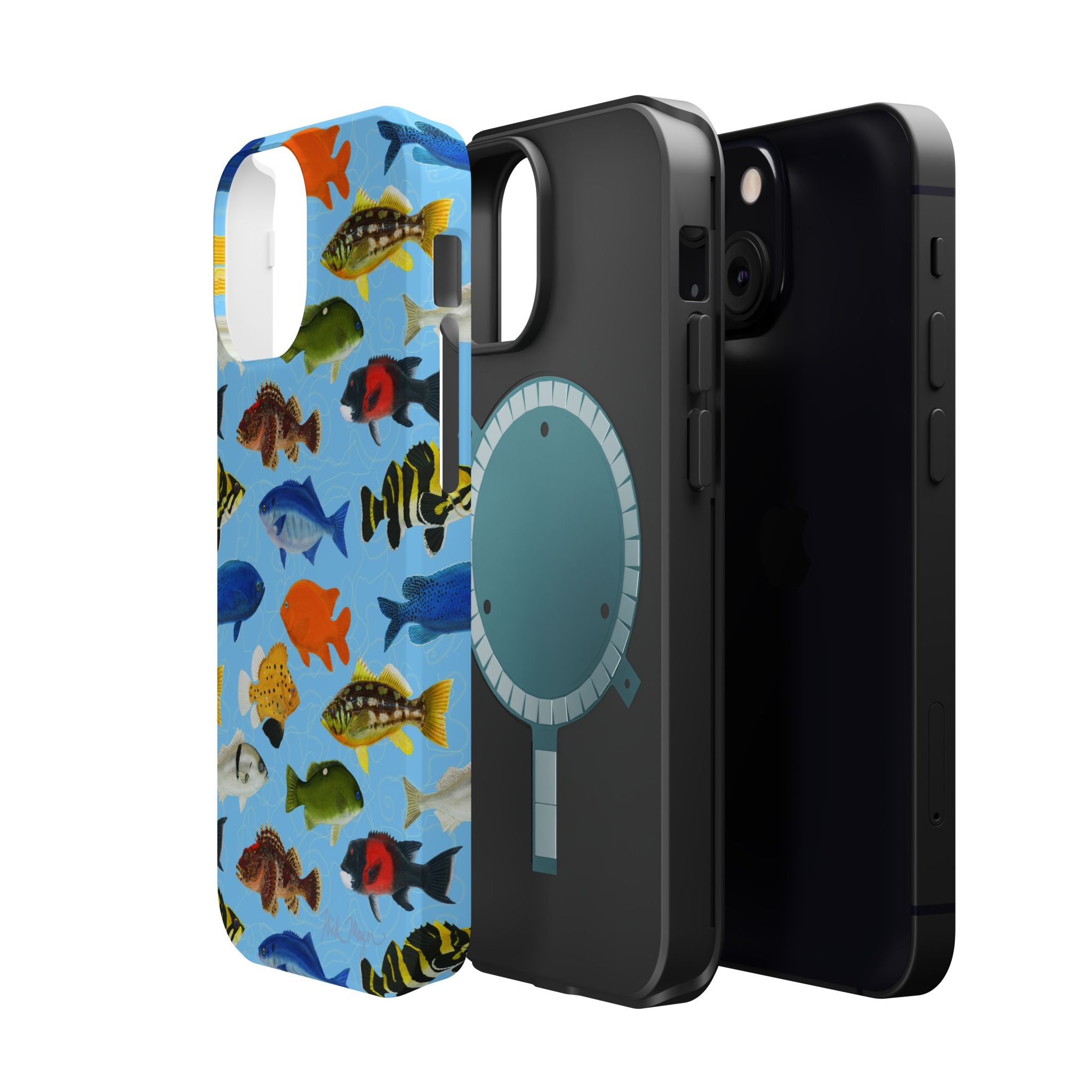 NEW California Fish Blue MagSafe iPhone Case