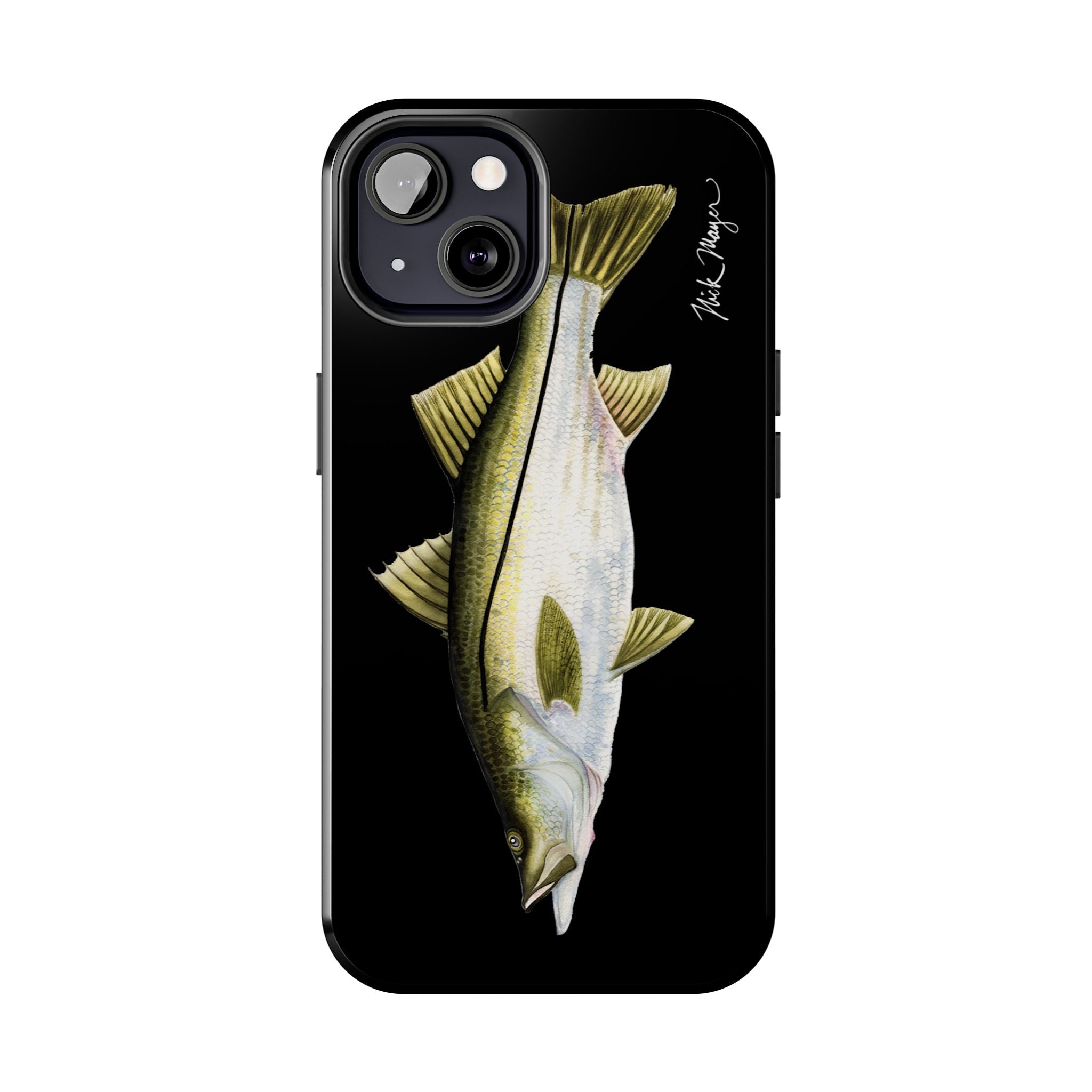 Snook Black Phone Case (iPhone)