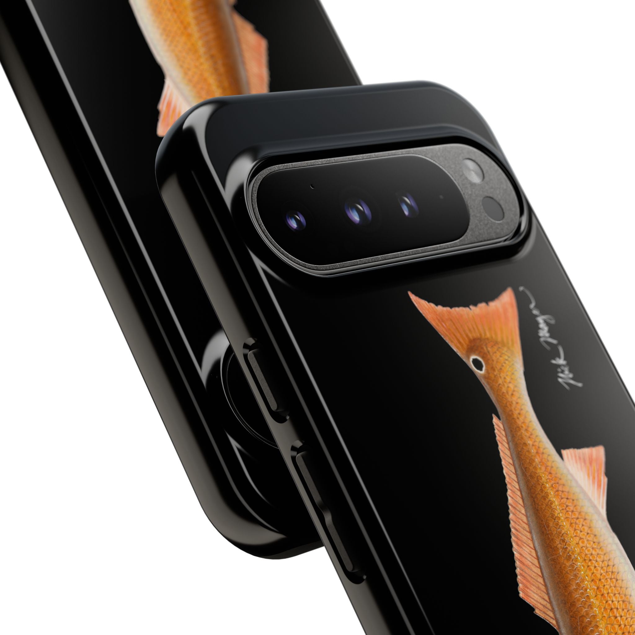 Redfish Black Phone Case (Samsung) Printify