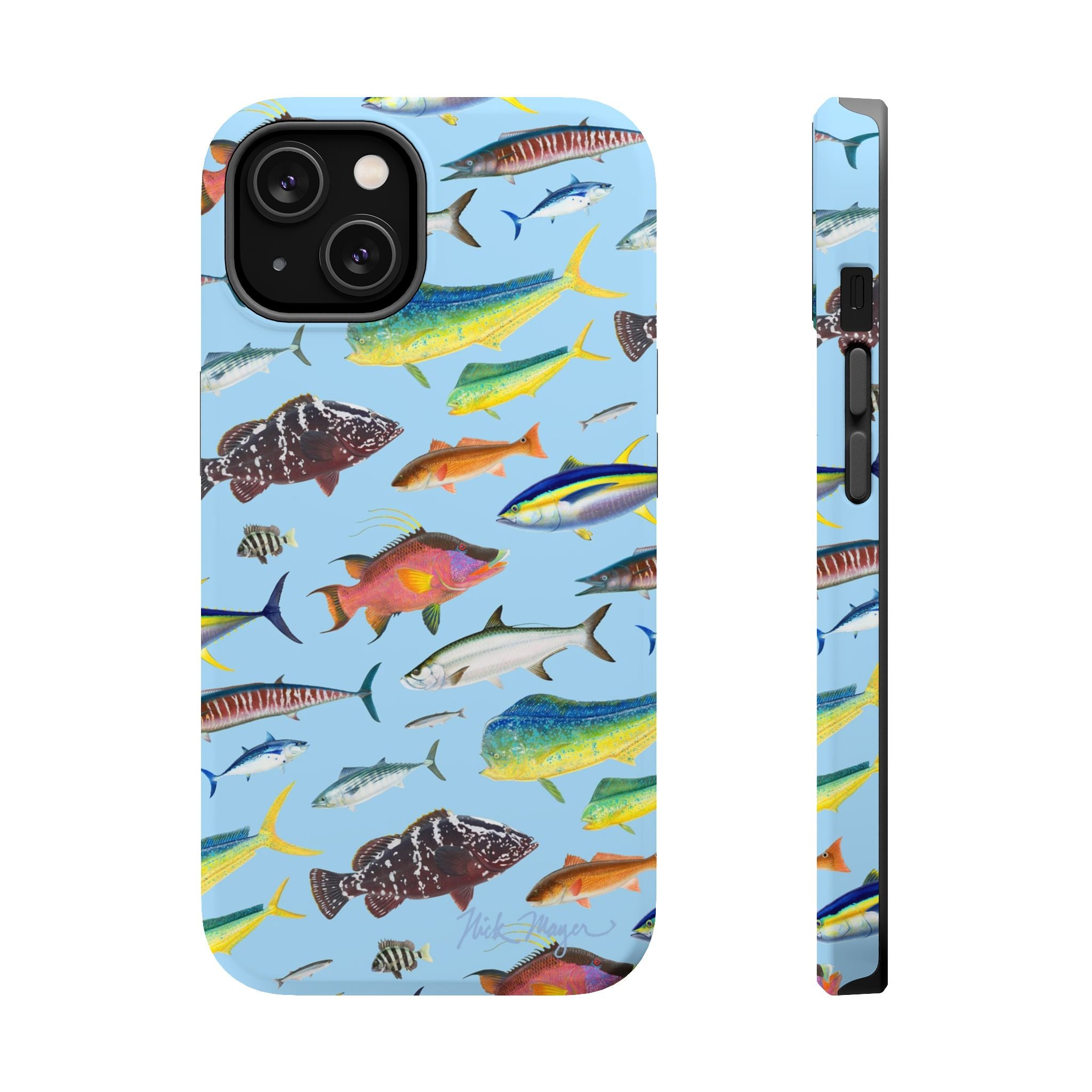 Southern Offshore Fish Blue MagSafe iPhone Case