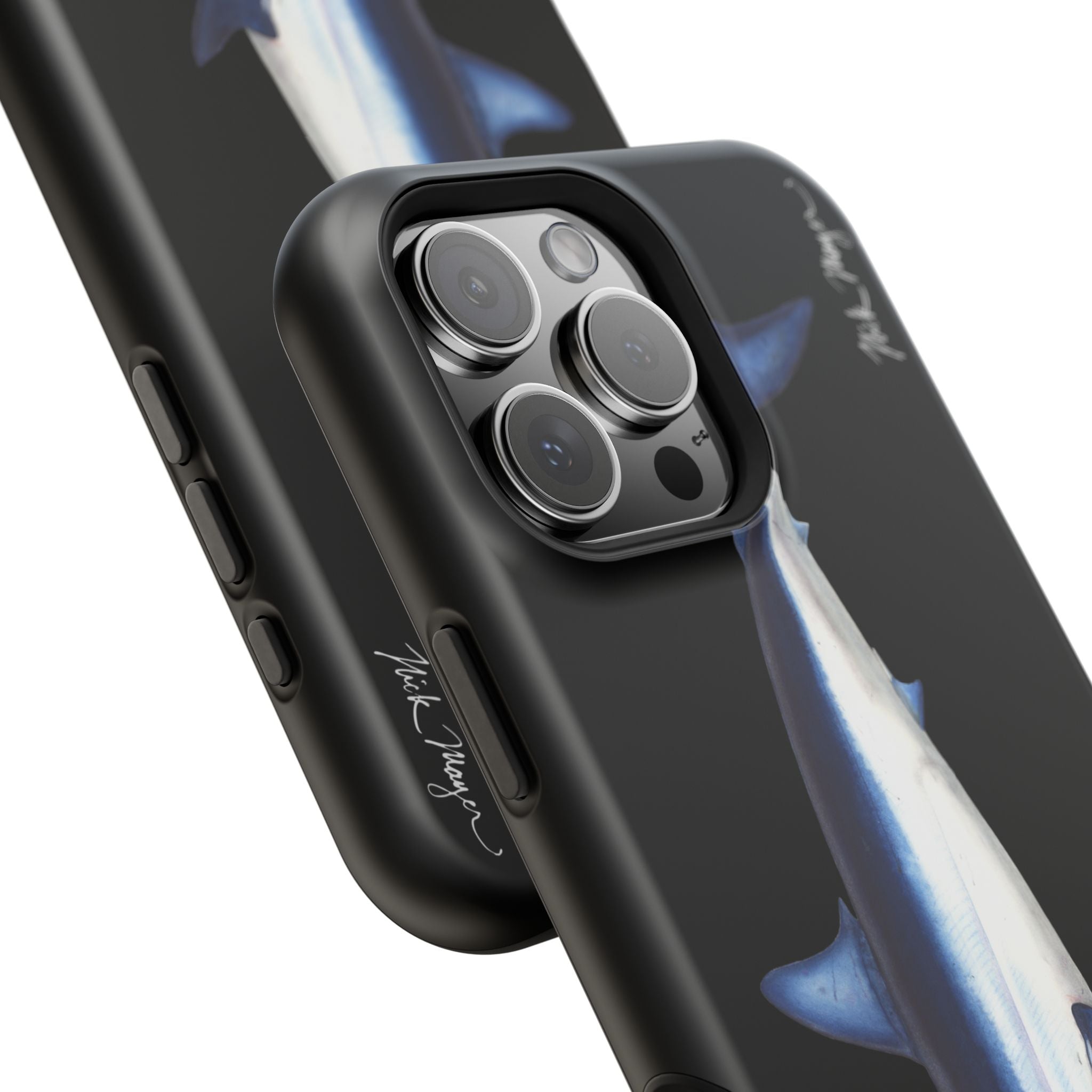Mako Shark MagSafe Black iPhone Case