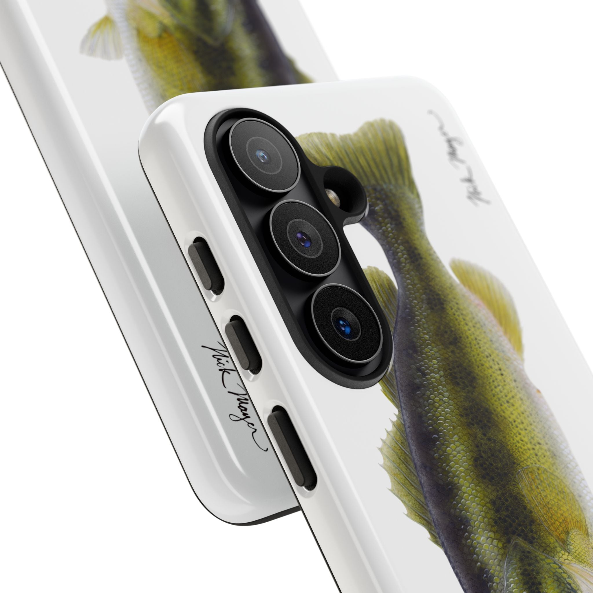 Largemouth Bass White Phone Case (Samsung) Printify